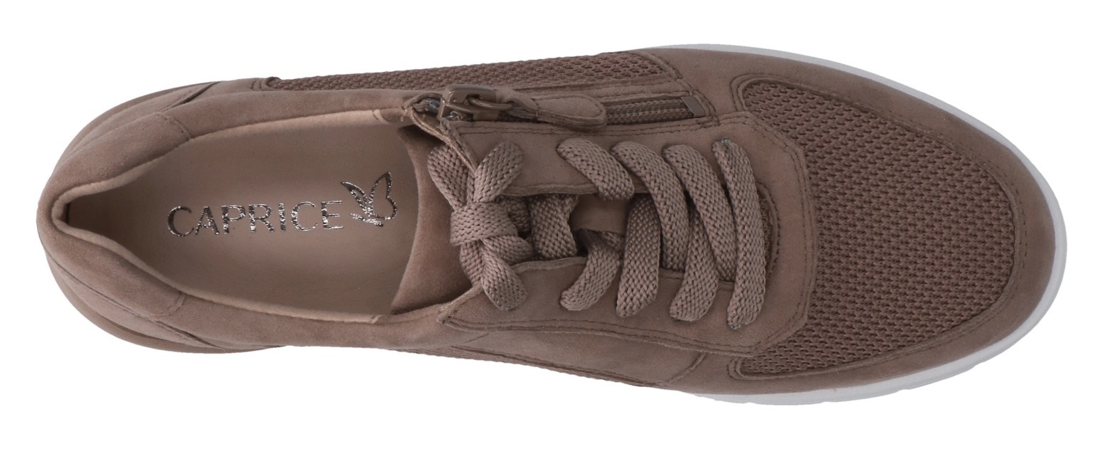 Caprice Keilsneaker, Freizeitschuh, Halbschuh, Schnürschuh in Komfortweite H (=sehr weit)