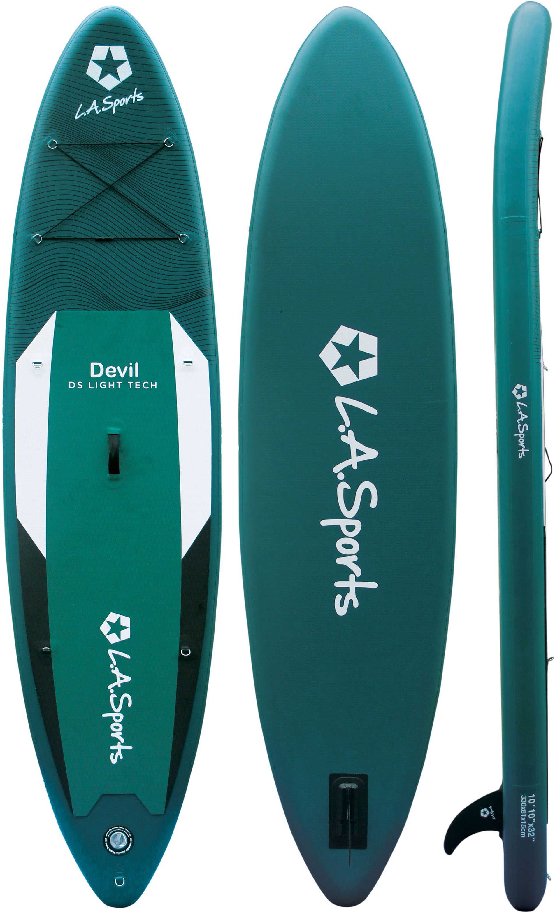 L.A. Sports bei Paddel, Pumpe »Devil«, 6 SUP-Board und tlg., mit (Set, Transportrucksack) Inflatable