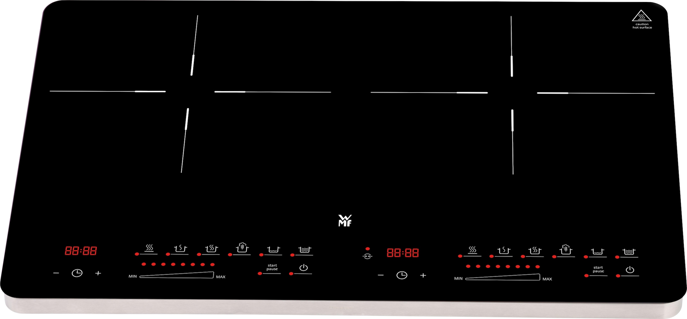 WMF Doppel-Induktionskochplatte »Kult X Doppel« mit 3 Jahren XXL Garantie