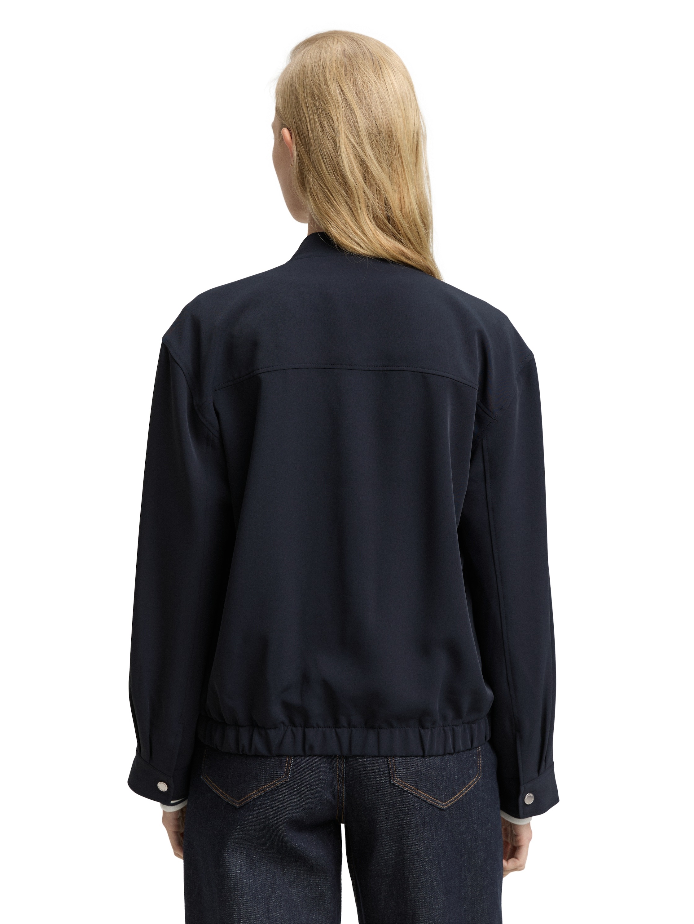 TOM TAILOR Cardigan, mit Stehkragen und Reißverschluss