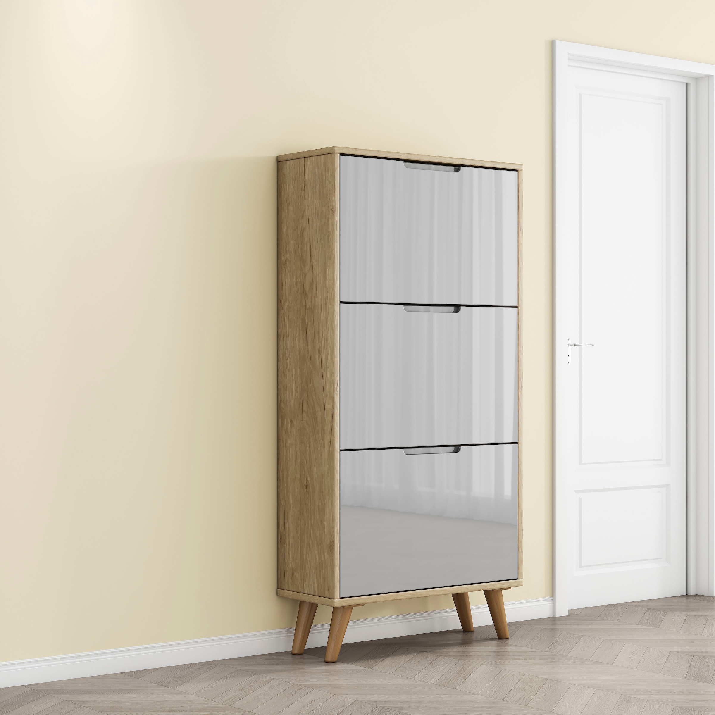 OTTO home Schuhschrank »Lund« FSC-zertifiziertem Holz, ABS-Kanten, Breite 62 cm