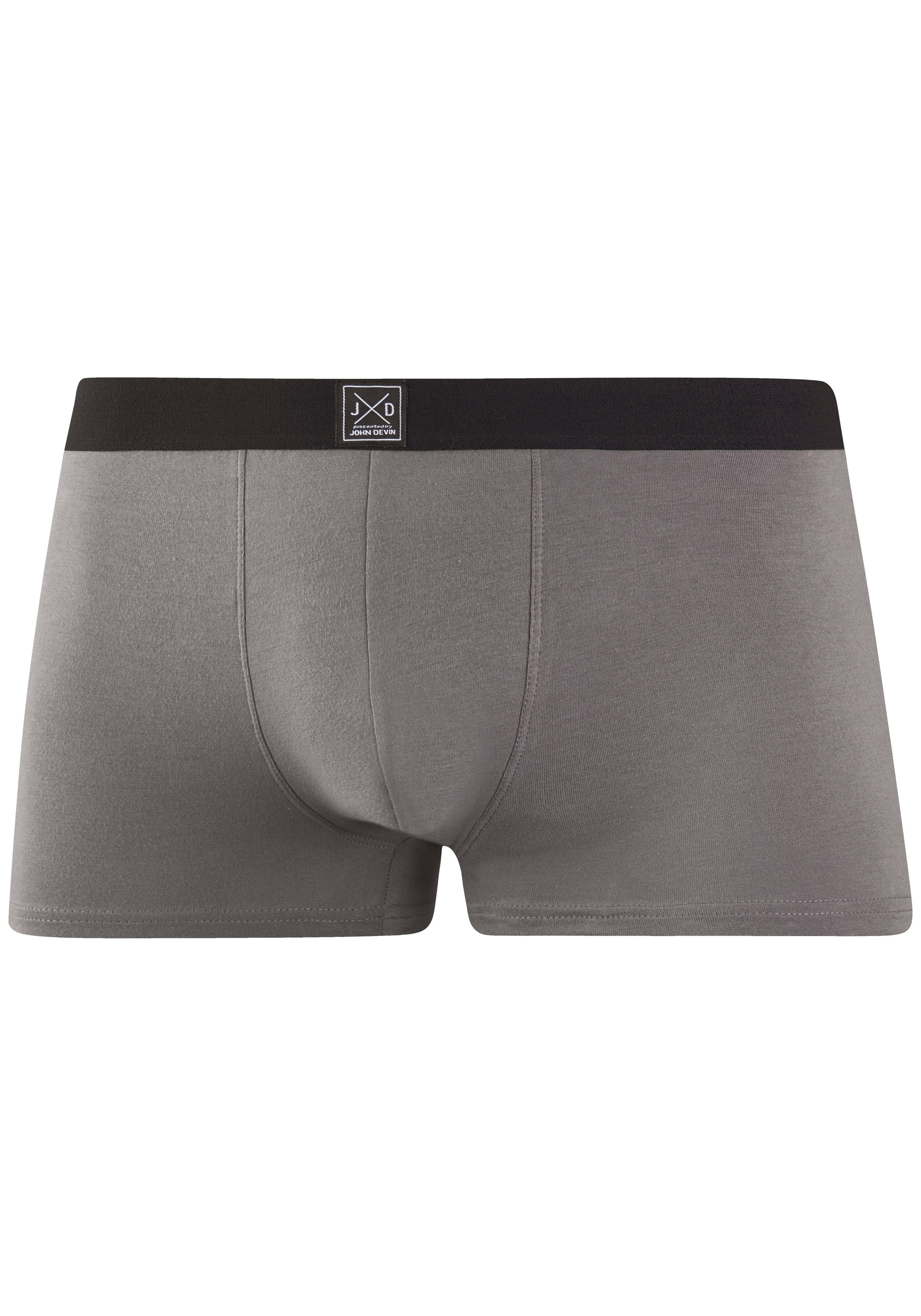 John Devin Boxer »Boxershorts für Herren« Packung, 3 Stk. aus weichem Jersey-Material, 3er-Pack, teils lustig bedruckt
