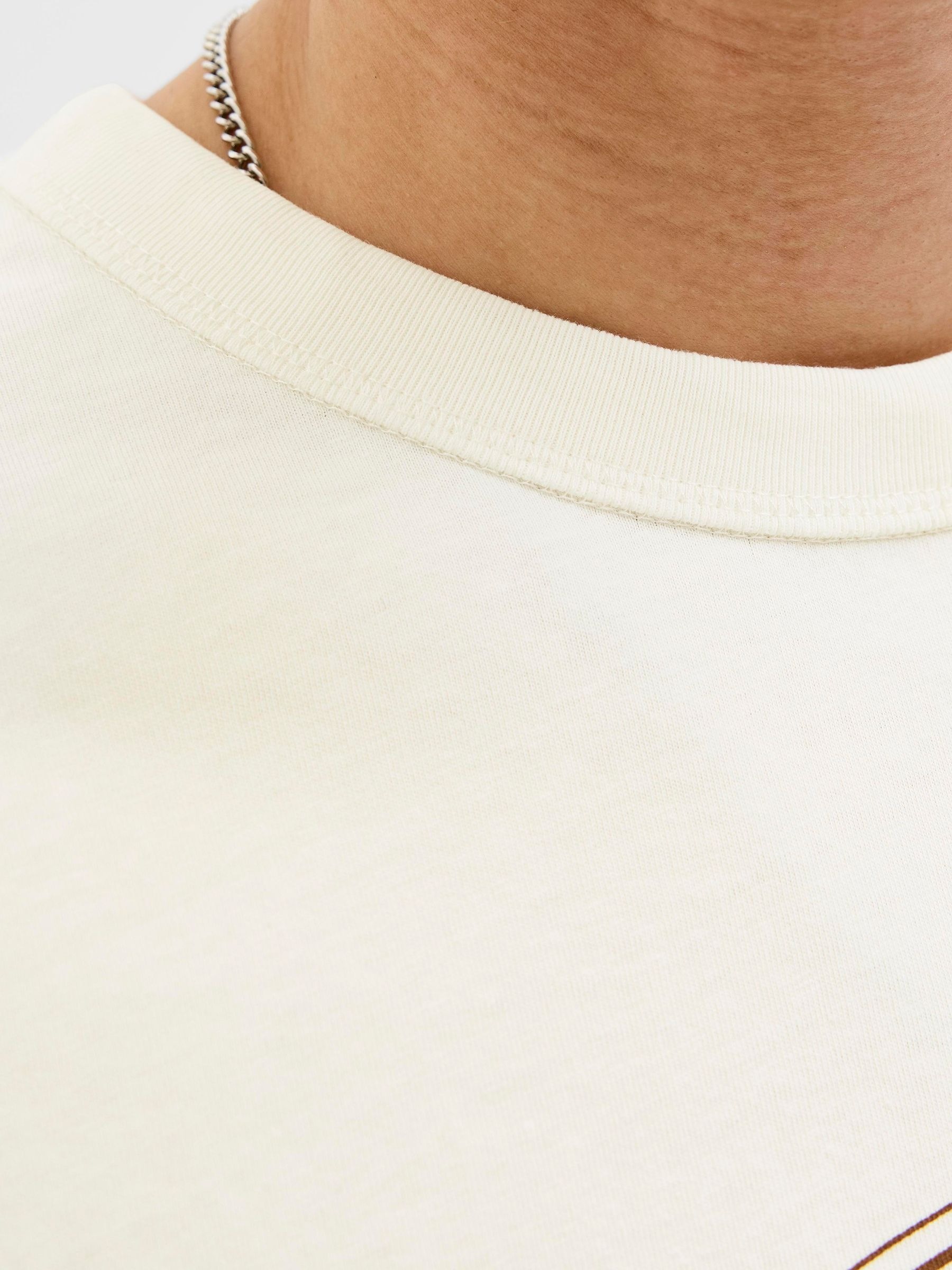 Jack & Jones T-Shirt »JJEDOVER PRINT TEE SS CREW NECK«