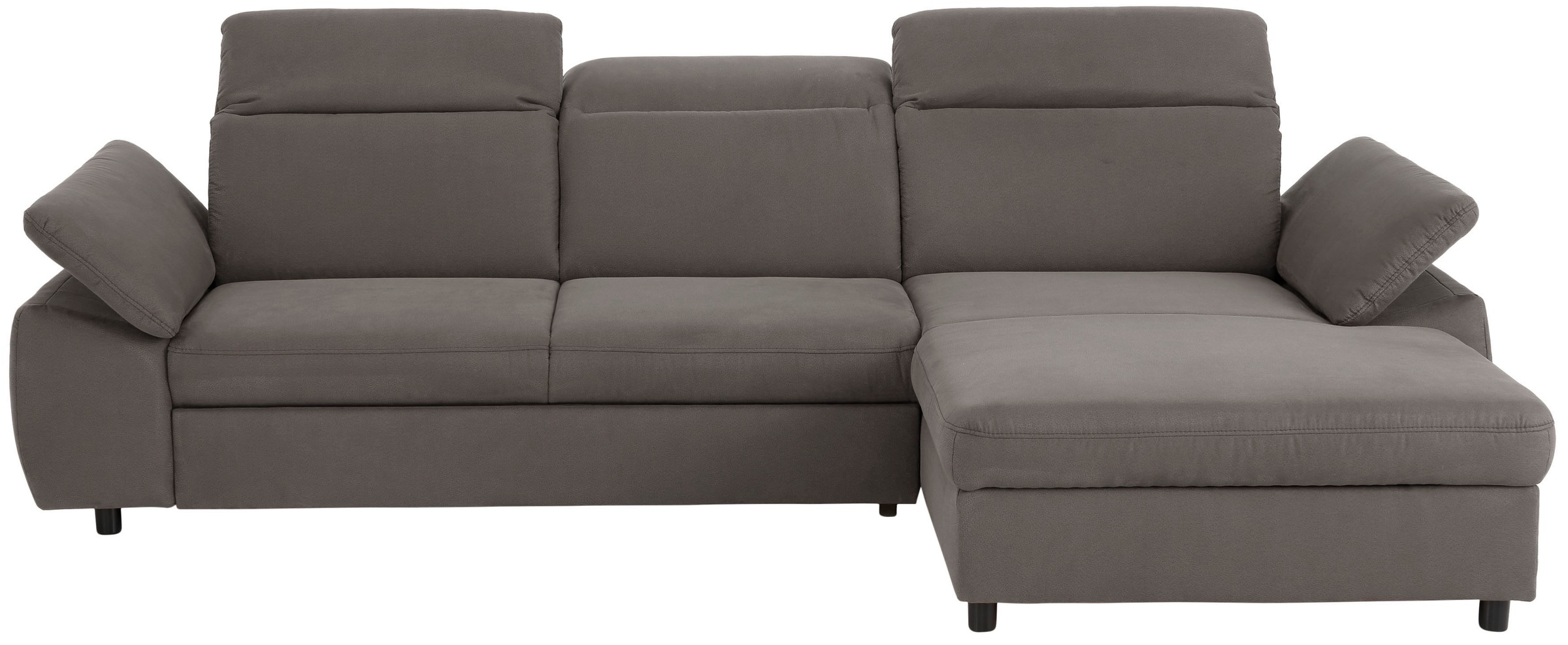 Home affaire Ecksofa »Mauritius L-Form«, mit Kopfteil- und Armlehnverstellung, mit Bettfunktion und Bettkasten