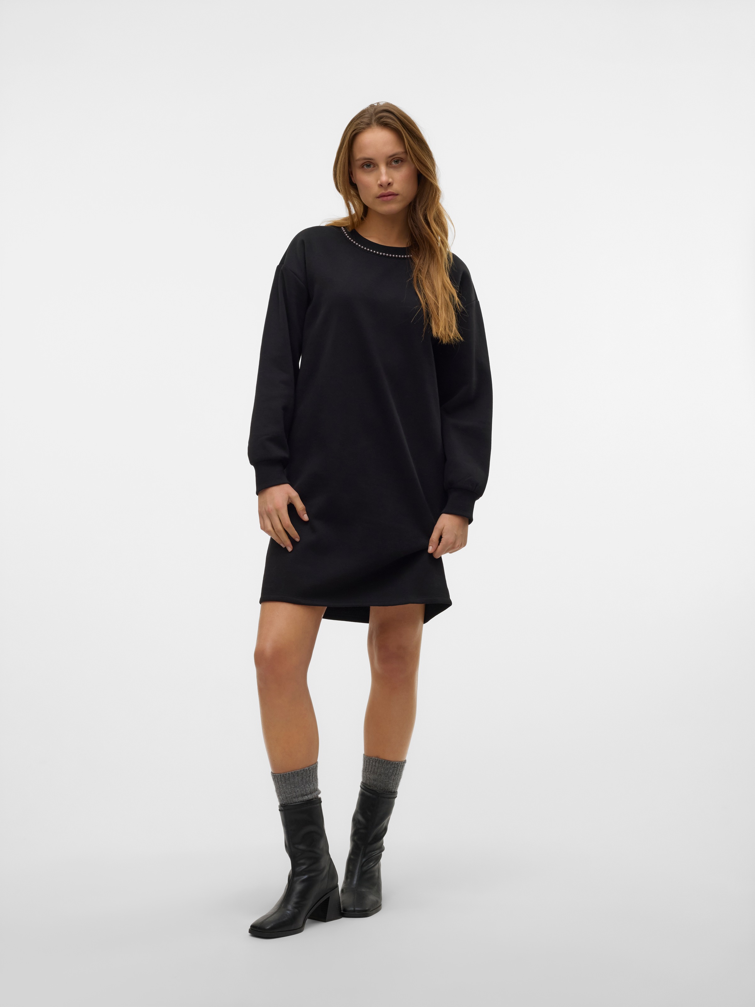 Vero Moda Sweatkleid »VMDAISY SHORT SWEAT DRESS JRS BOO GA«