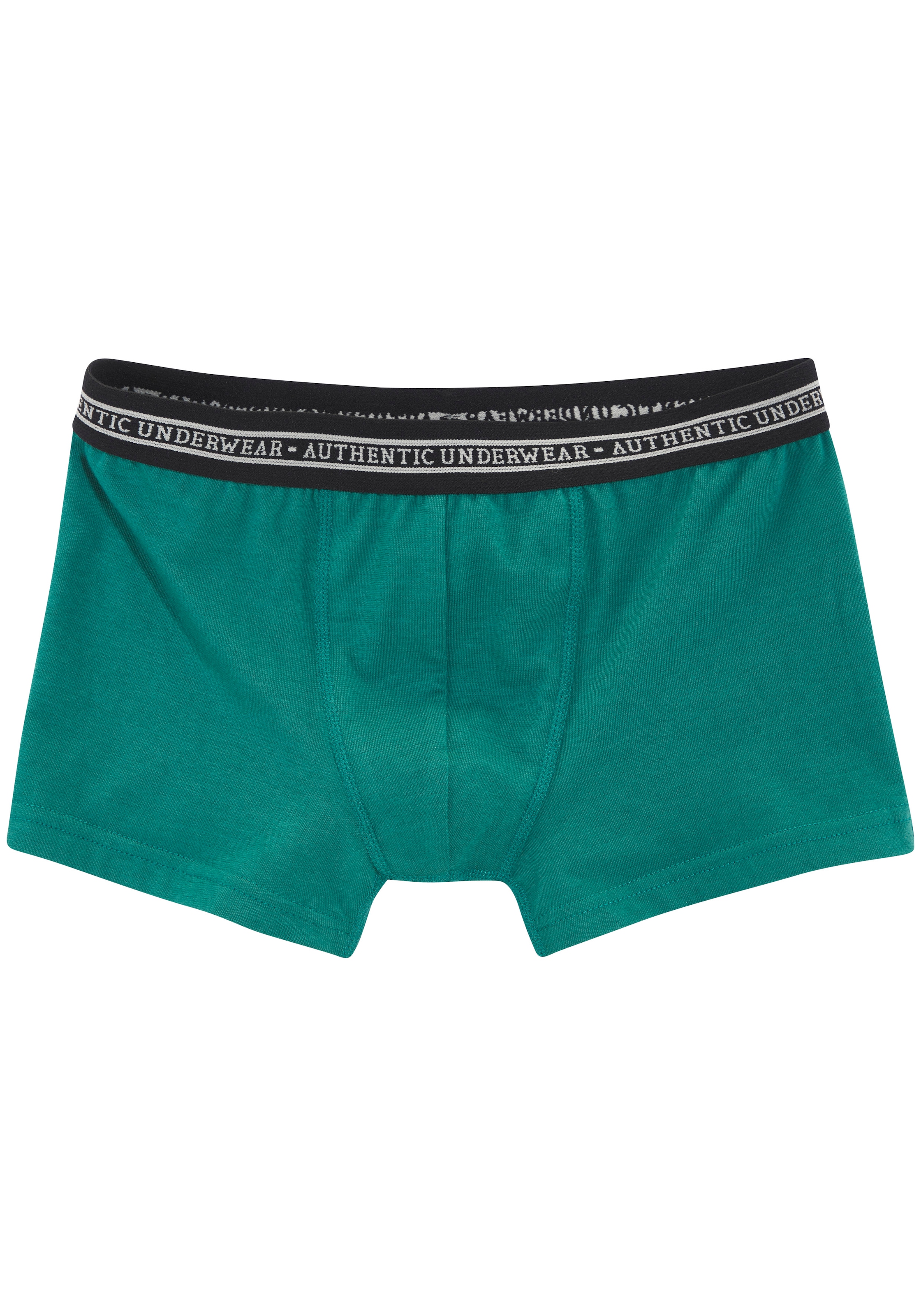 AUTHENTIC LE JOGGER Boxer »Boxershorts für Jungen« Packung, 4 Stk. in  klassischer Passform mit Webbund