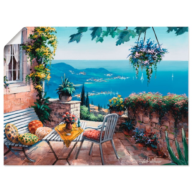 Artland Wandbild »Zeiten der Ruhe«, Garten, (1 St.), als Leinwandbild,  Wandaufkleber oder Poster in versch. Größen bequem kaufen