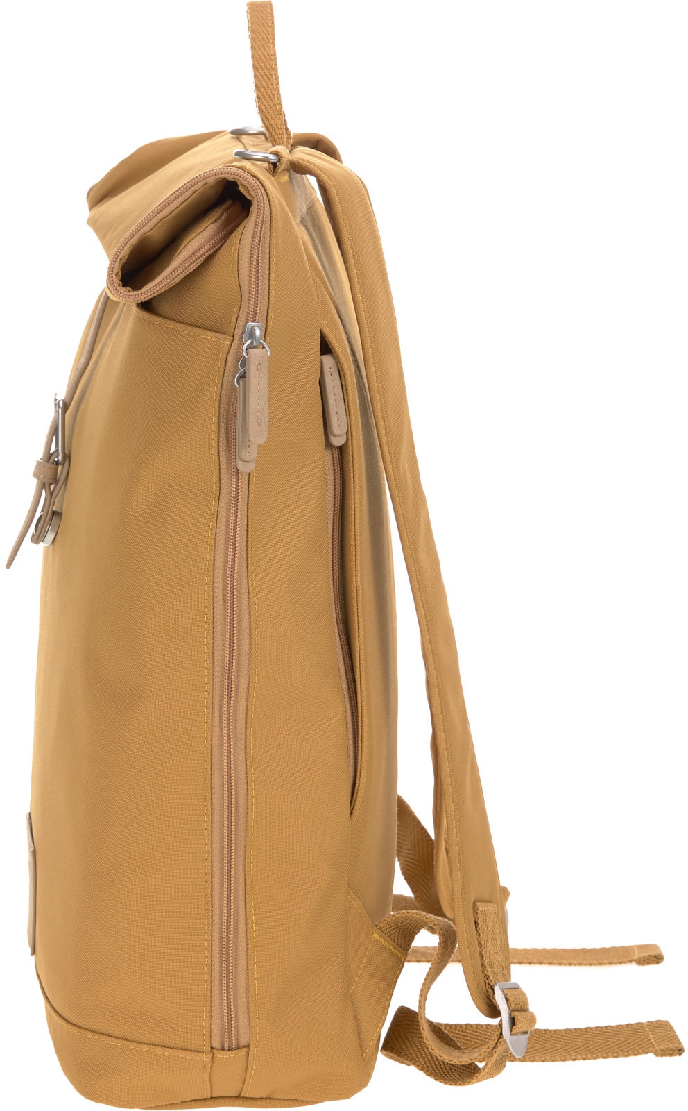 LÄSSIG Wickelrucksack »Green Label, Rolltop, orange«, PETA-approved vegan; zum Teil aus recyceltem Material