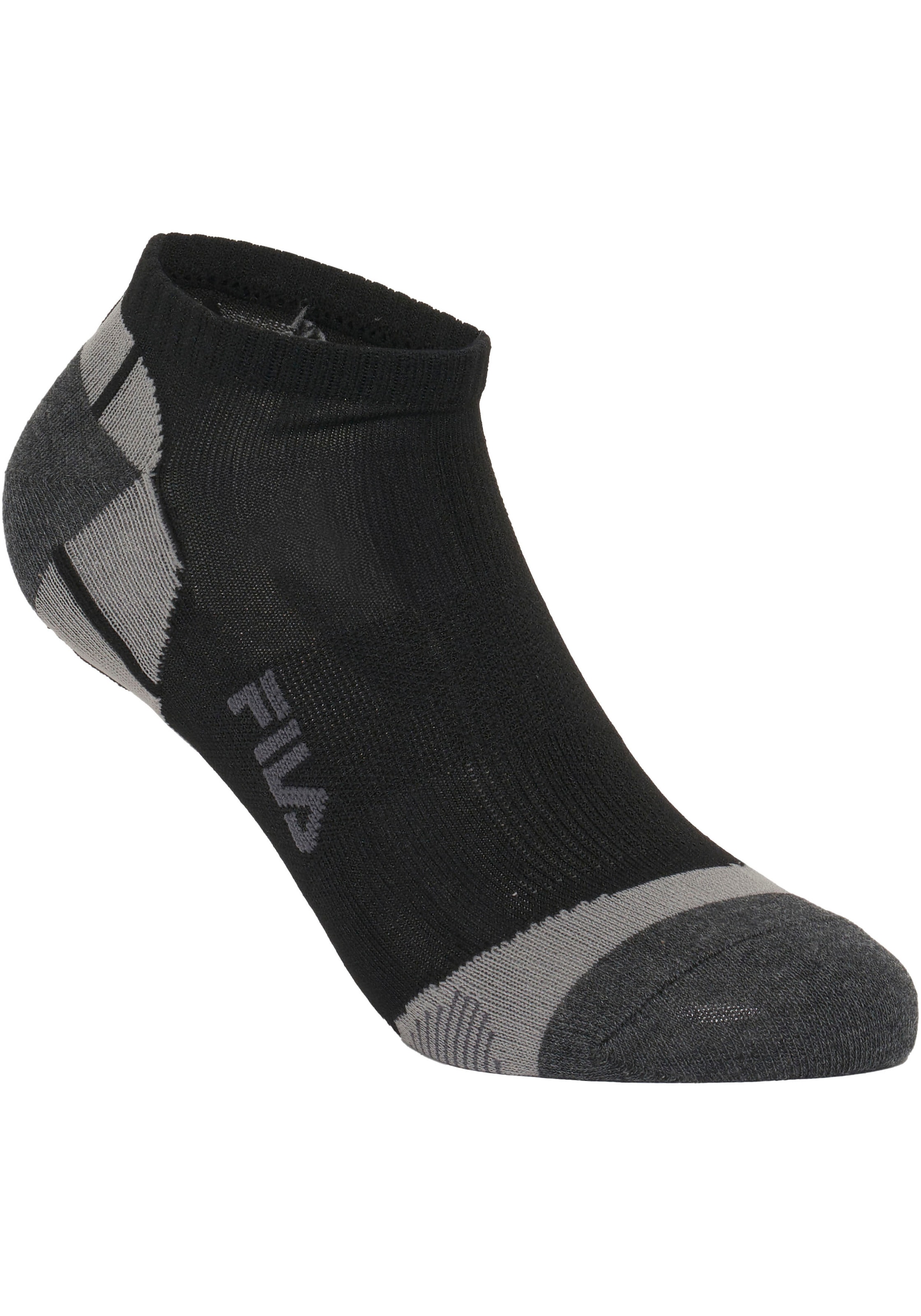 Fila Kurzsocken »UNISEX INVISIBLE MULTISPORT«, (6 Paar), mit Logo-Schriftzug