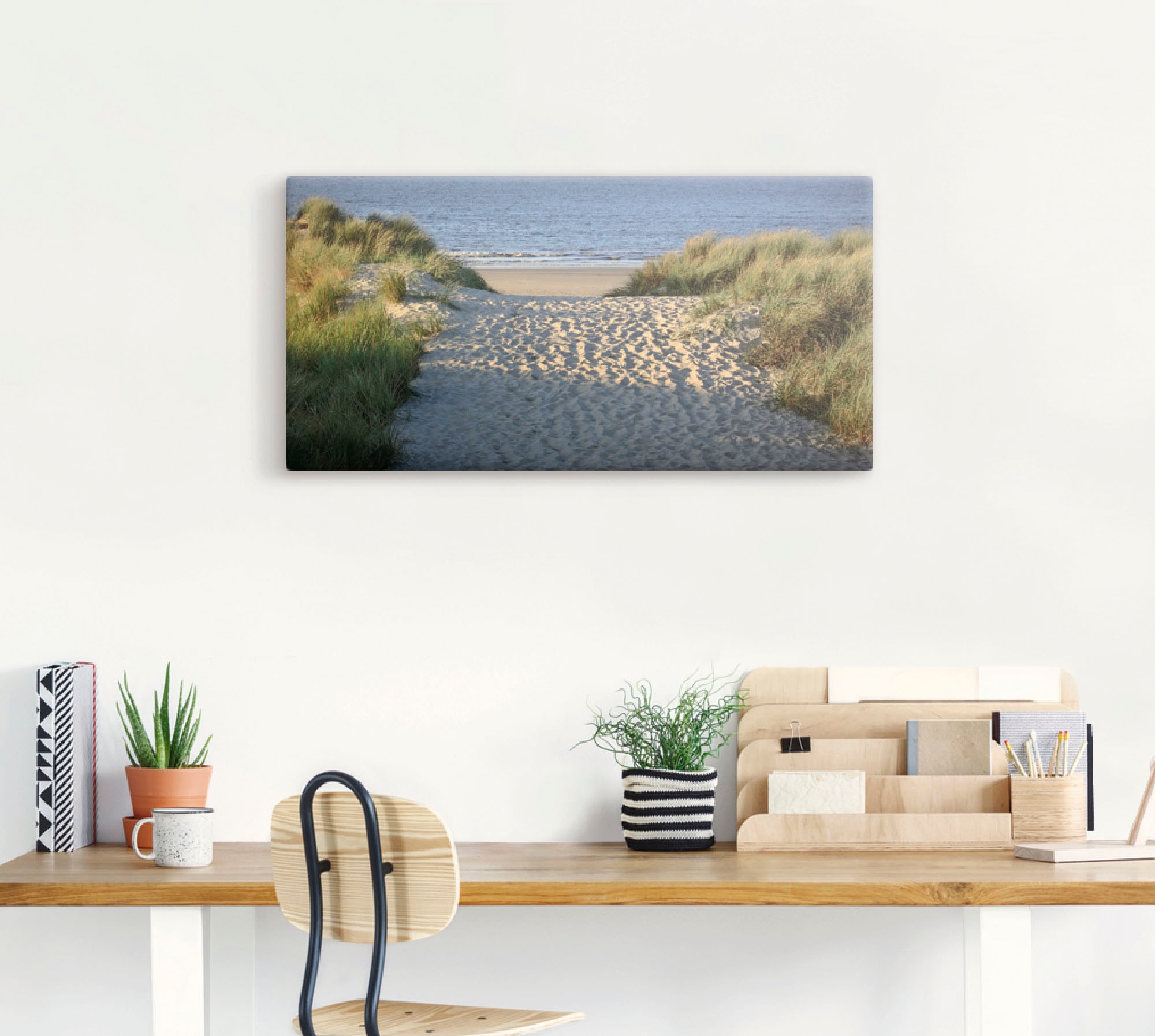 Artland Wandbild »Strandaufgang« Strand 1 Stk. tlg. als Alubild, Leinwandbild in verschied. Größen