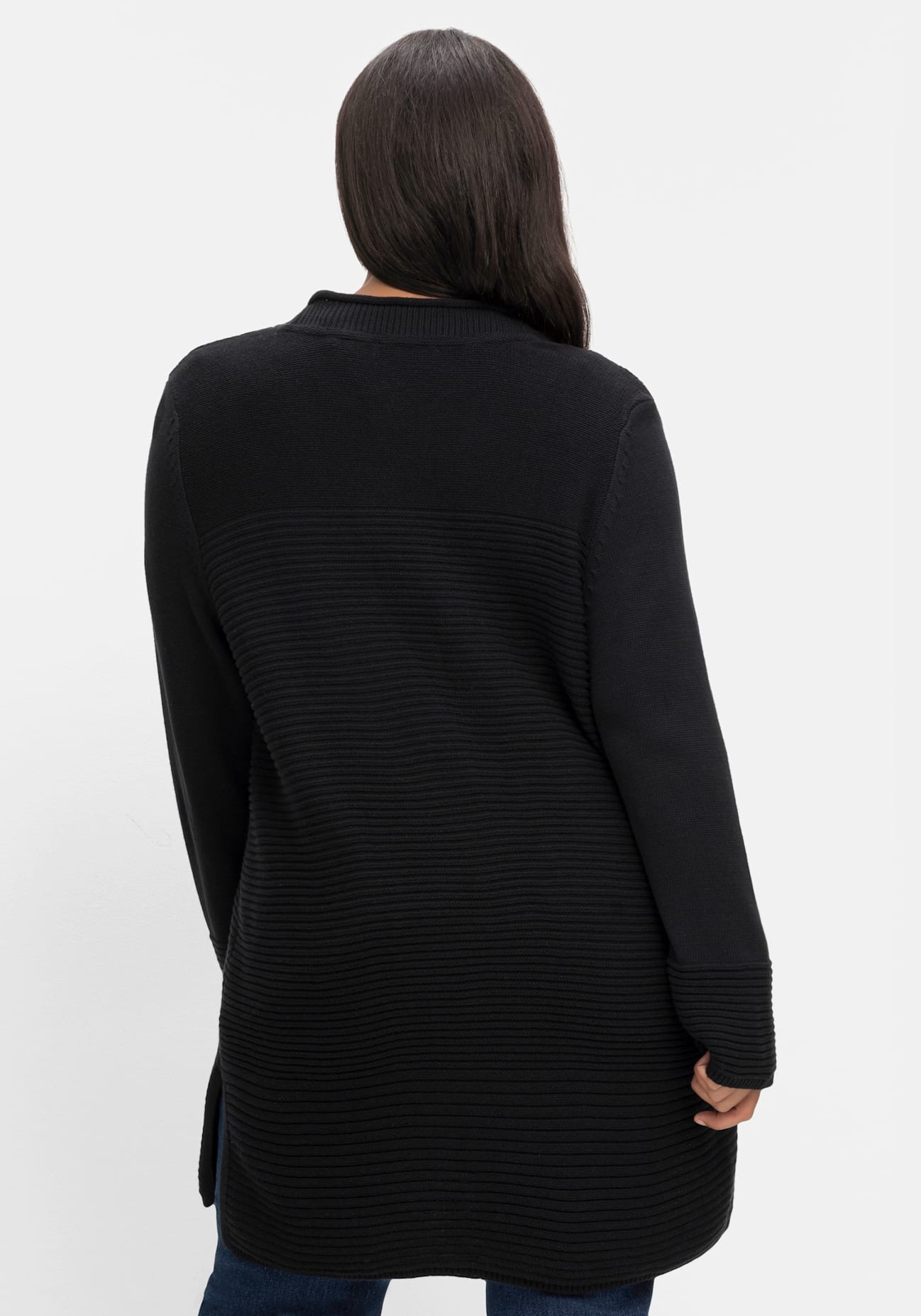 Sheego Longstrickjacke