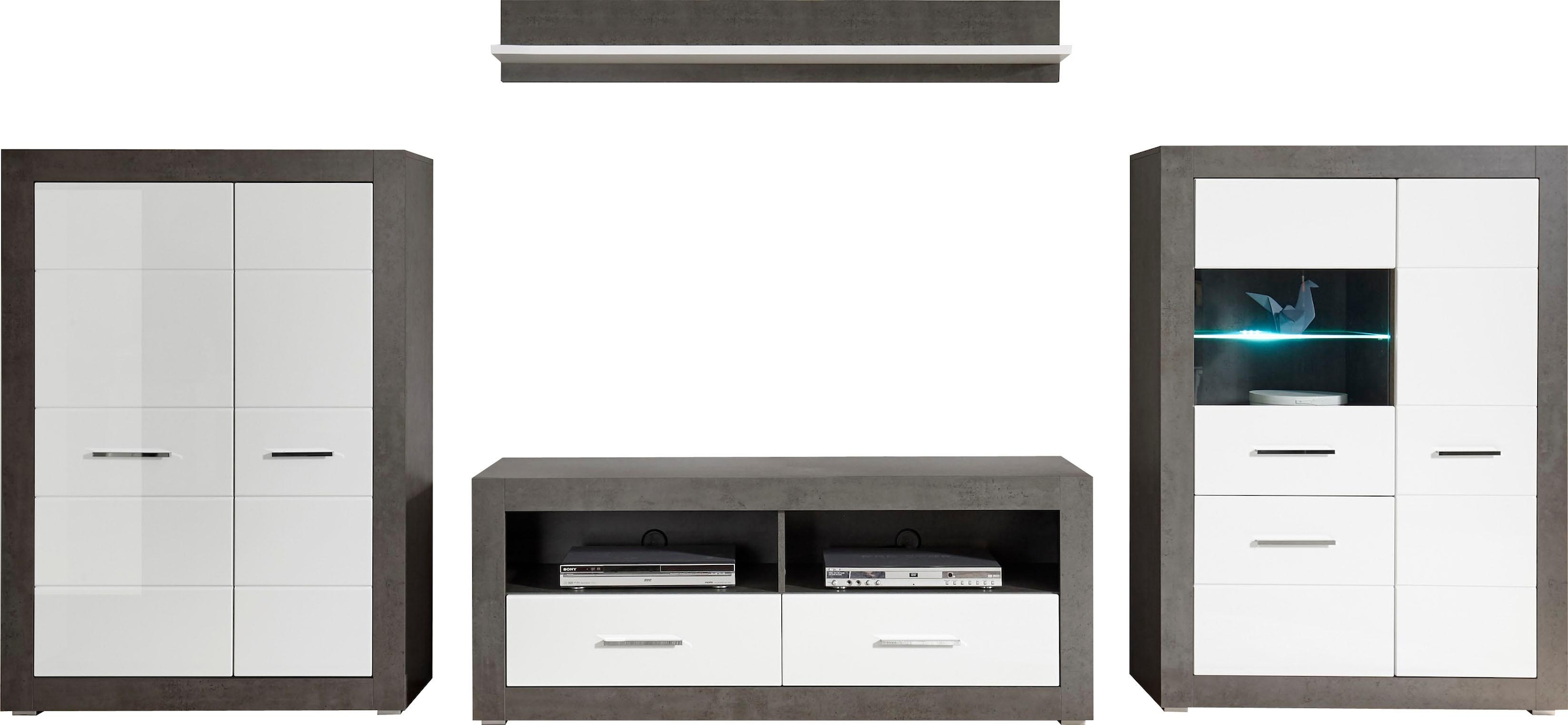 INOSIGN Wohnwand »Etero«, (Set, 4 St.)