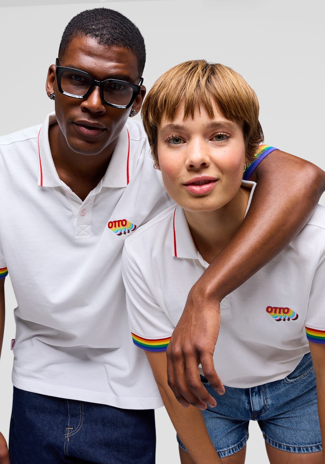 Capelli New York Poloshirt »Otto-Diversity Shirt«, modisches Unisex Pride Polo mit klarer Botschaft