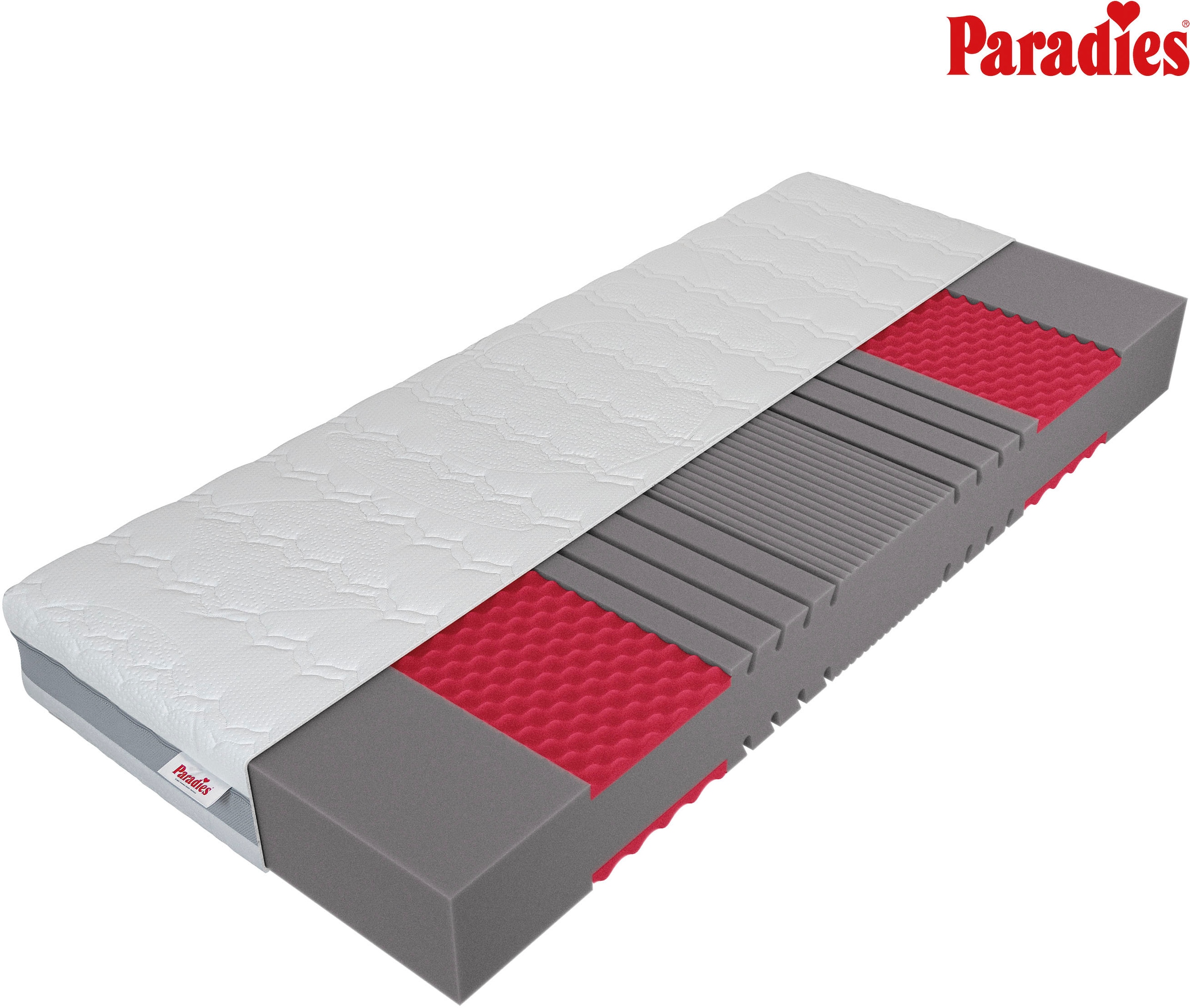 Paradies Kaltschaummatratze "Neuheit: Paradies Prolife Supreme, Testsieger Stiftung Warentest" 22 cm hoch Raumgewicht: 35 kg/m³ 1 Stk. tlg. Note GUT (2,2), getestet in 90x200 cm, Härtegrad 3