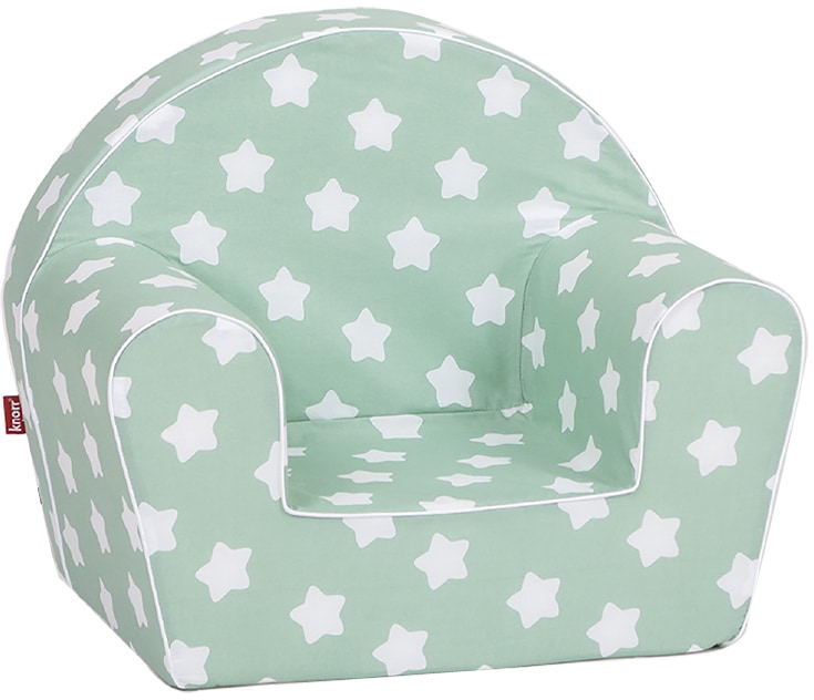 Knorrtoys® Sessel »Green White Stars«, für Kinder; Made in Europe bei