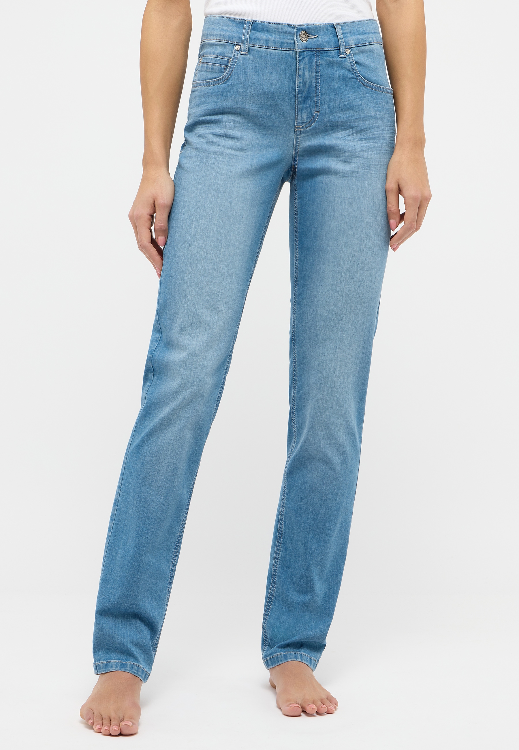 ANGELS Straight-Jeans »CICI«, in Slim Fit-Passform