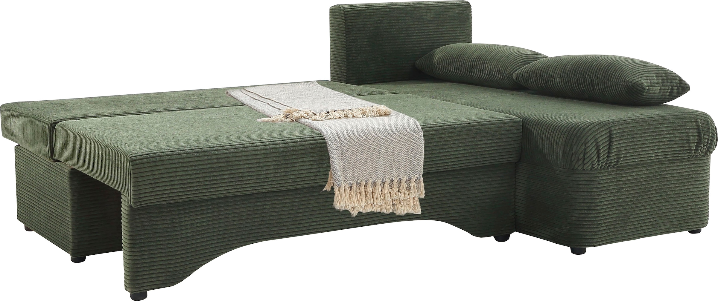 Jockenhöfer Gruppe Ecksofa »L-Form, B: 191 cm« mit Bettfunktion & Bettkasten