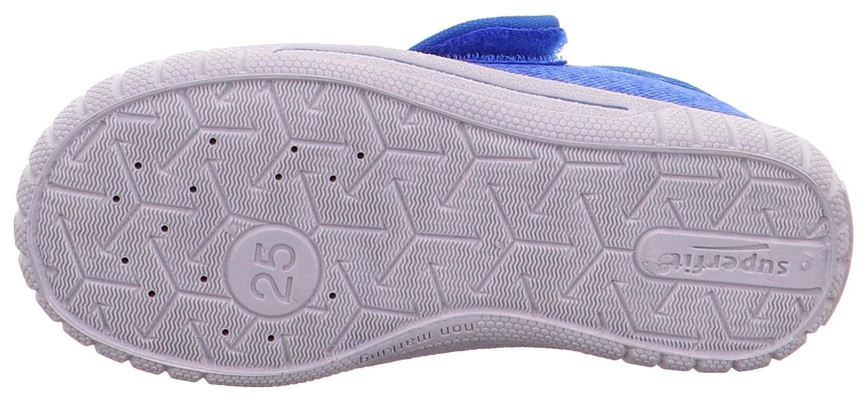 Superfit Hausschuh »Bill WMS: Mittel«, Kindergarten Schuh im Jeans-Look, Größenschablone zum Download
