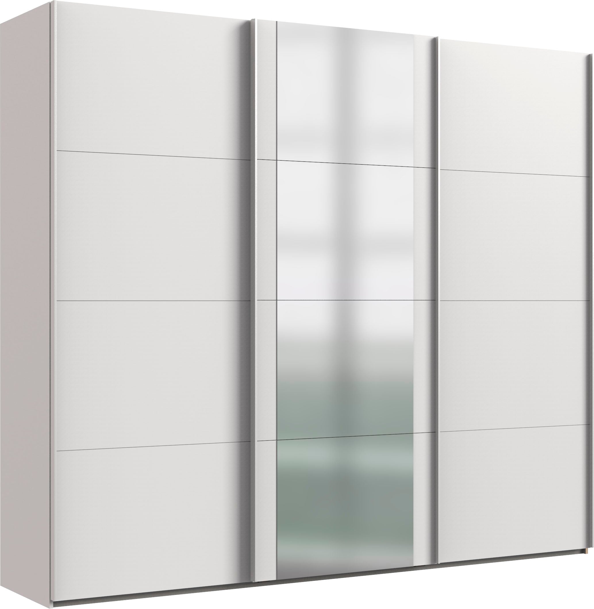Wimex Schwebetürenschrank »Barmbek Schlafzimmerschrank BESTSELLER Garderobenschrank«, Kleiderschrank mit 2 Stoffboxen und 2 zusätzlichen Böden, Spiegeltür