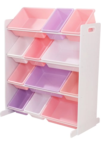 KidKraft® Regal »rosa/flieder/weiß«, mit Aufbewahrungsboxen kaufen