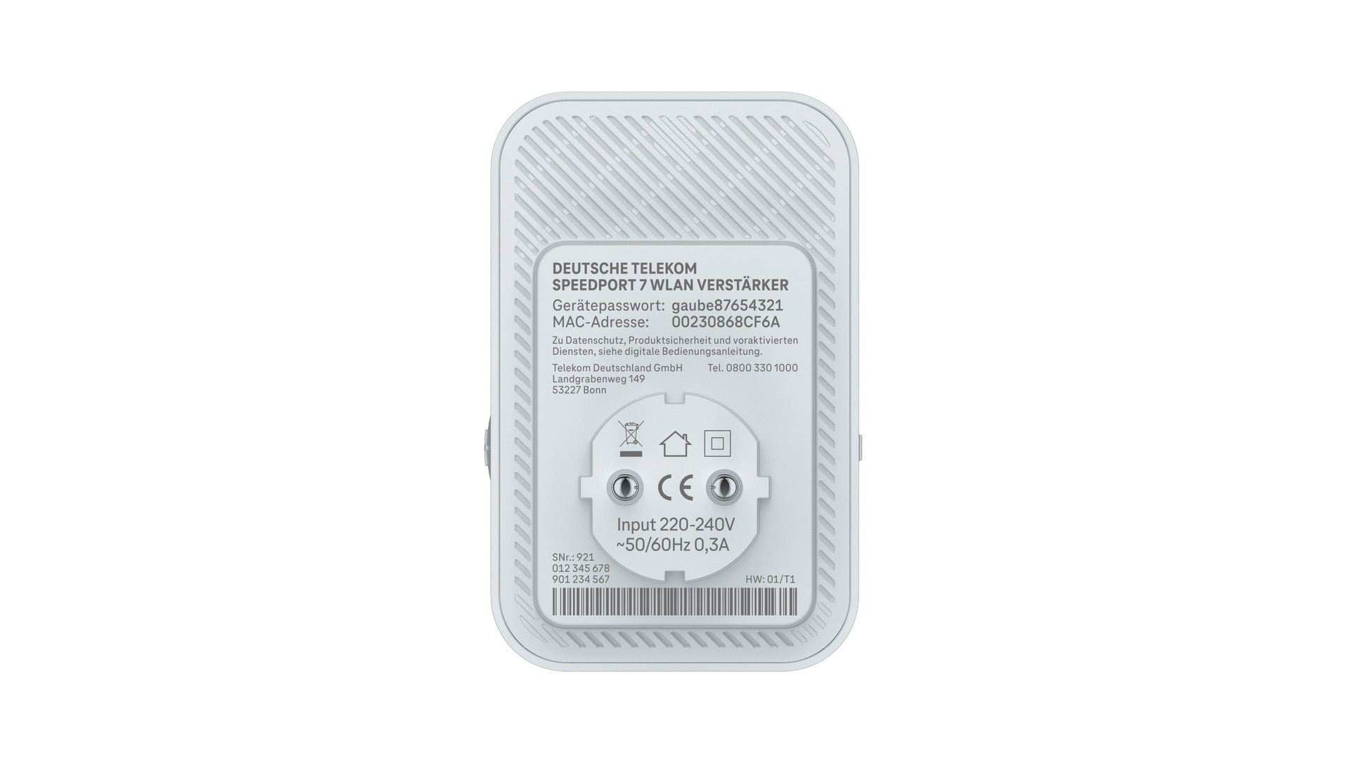 Telekom WLAN-Repeater »Speedport 7 WLAN Verstärker«