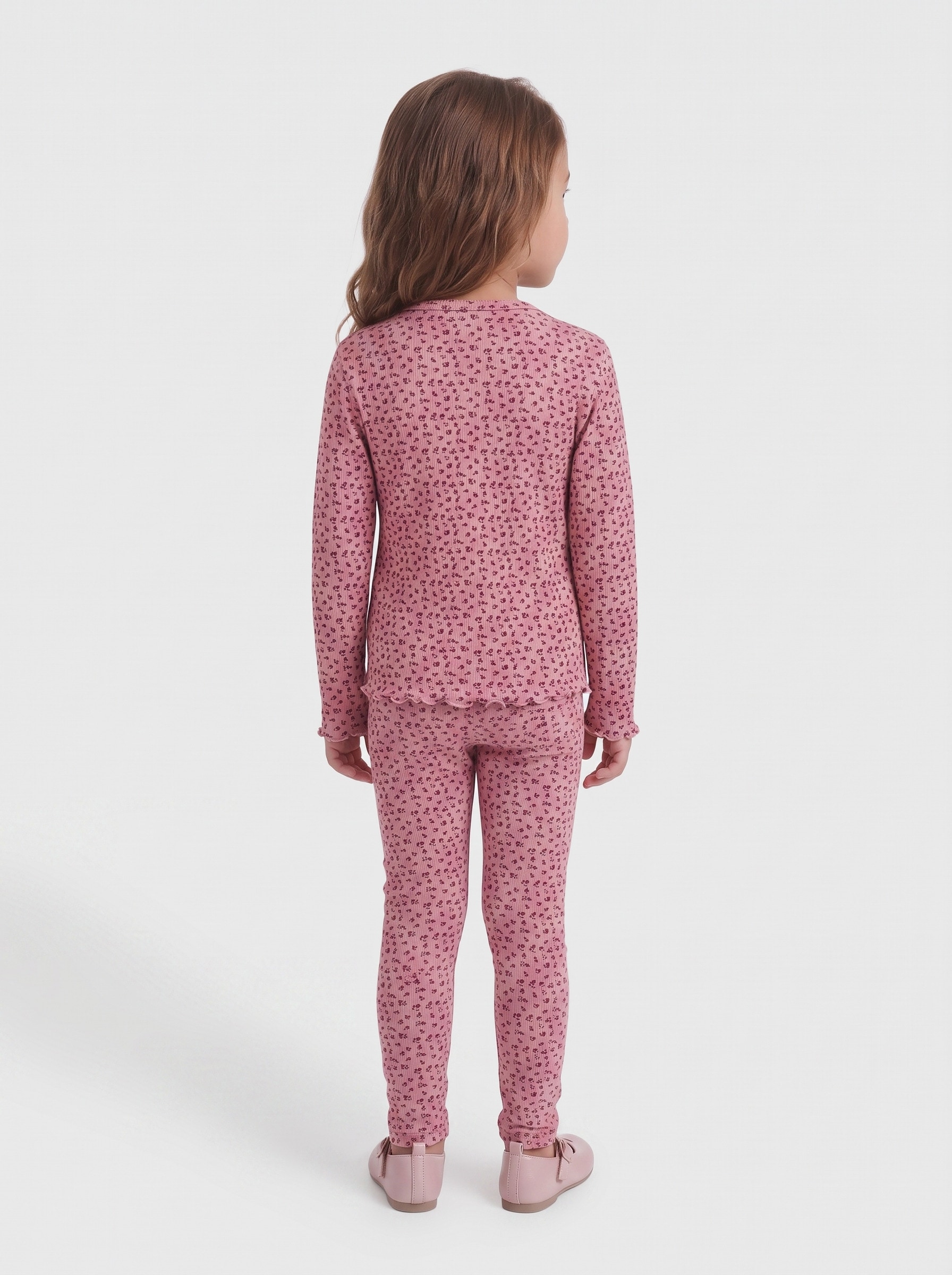 KIDS ONLY Langarmshirt »KMGTRINNY AOP LS O-NCK TOP JRS NOOS« Baumwollmischung, figurbetont