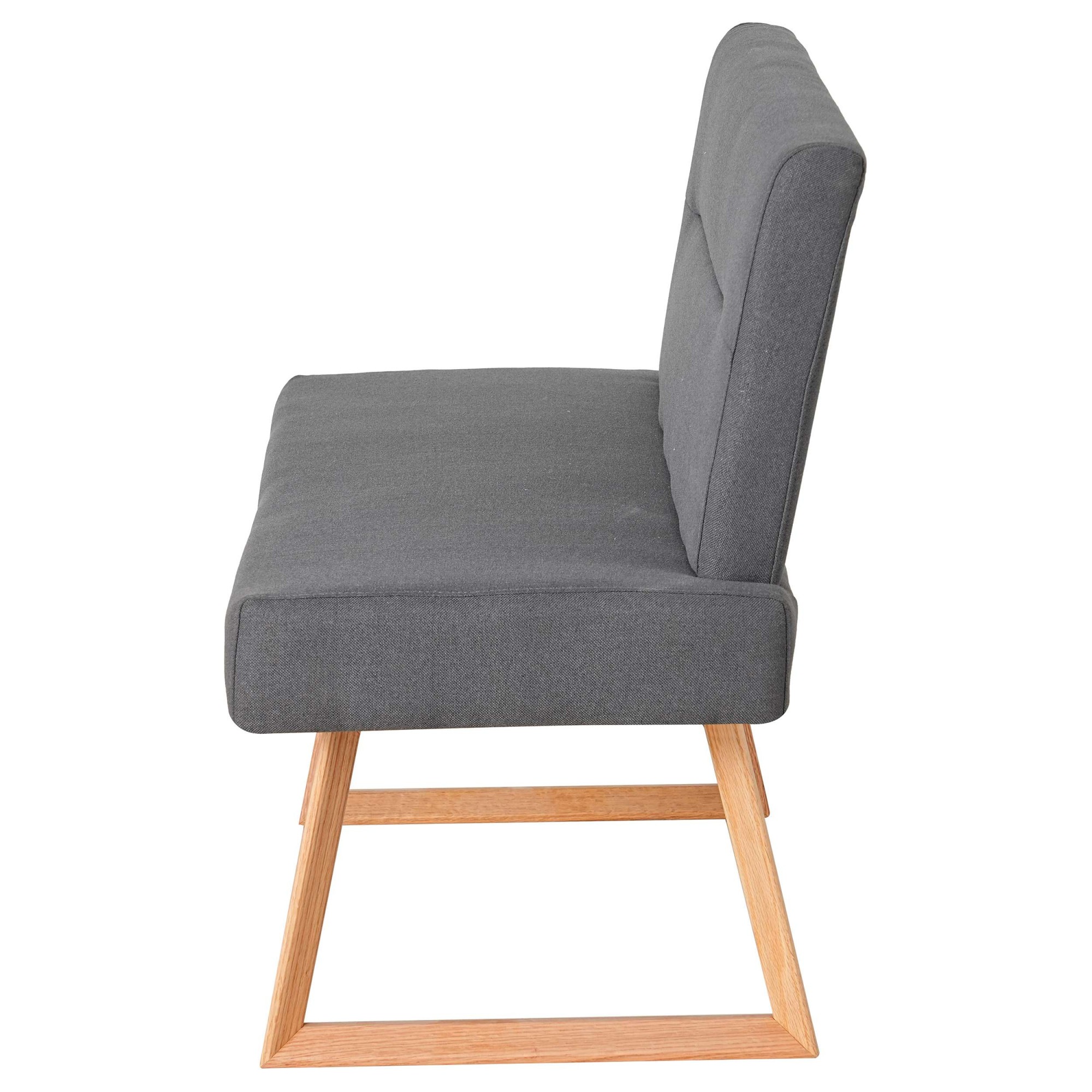 OTTO home Essbank »Emilia« Beine aus massiver Eiche, pflegeleichtem Webstoff Bezug, Breite 140 cm