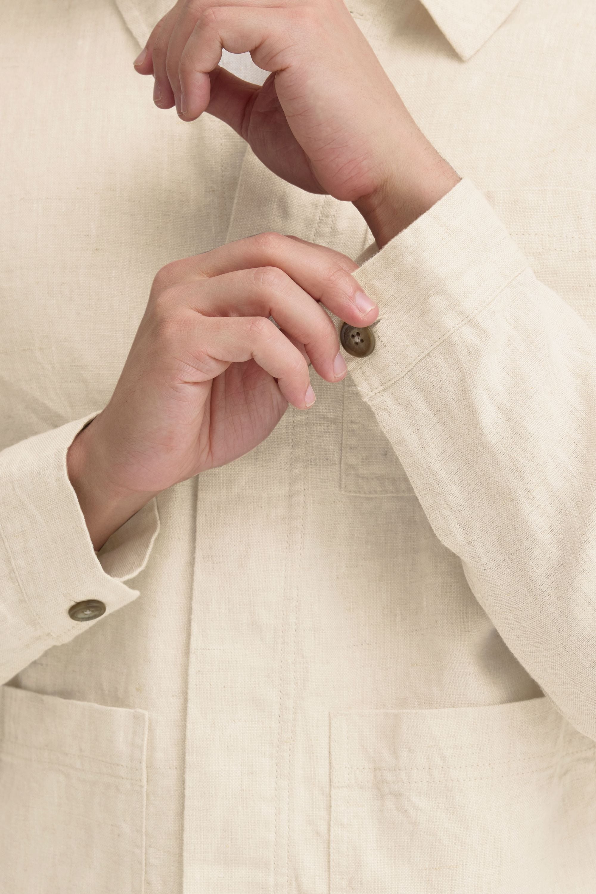 Casual Friday Hemdjacke »Hemdjacke CFEvensen Linen Mix«