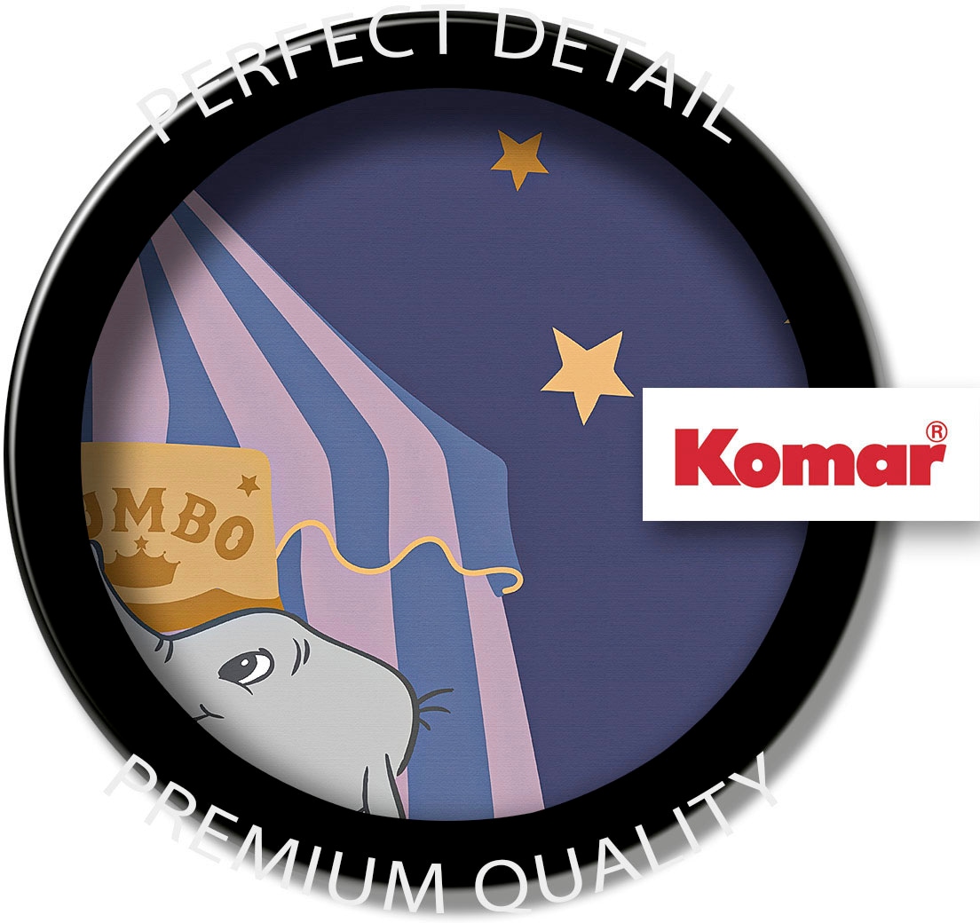 Komar Leinwandbild »Keilrahmenbild - Starry Night with Dumbo - Größe 60 x 60 cm«, Disney, (1 St., 60 x 60 cm (Breite x Höhe)