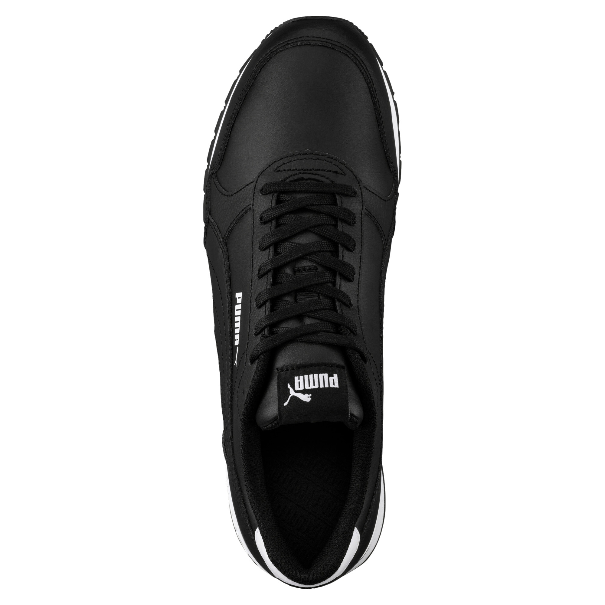 PUMA Sneaker »ST RUNNER V2 FULL L«  mit Schnürverschluss, mit SOFTFOAM+ Dämpfungstechnologie, aus Leder