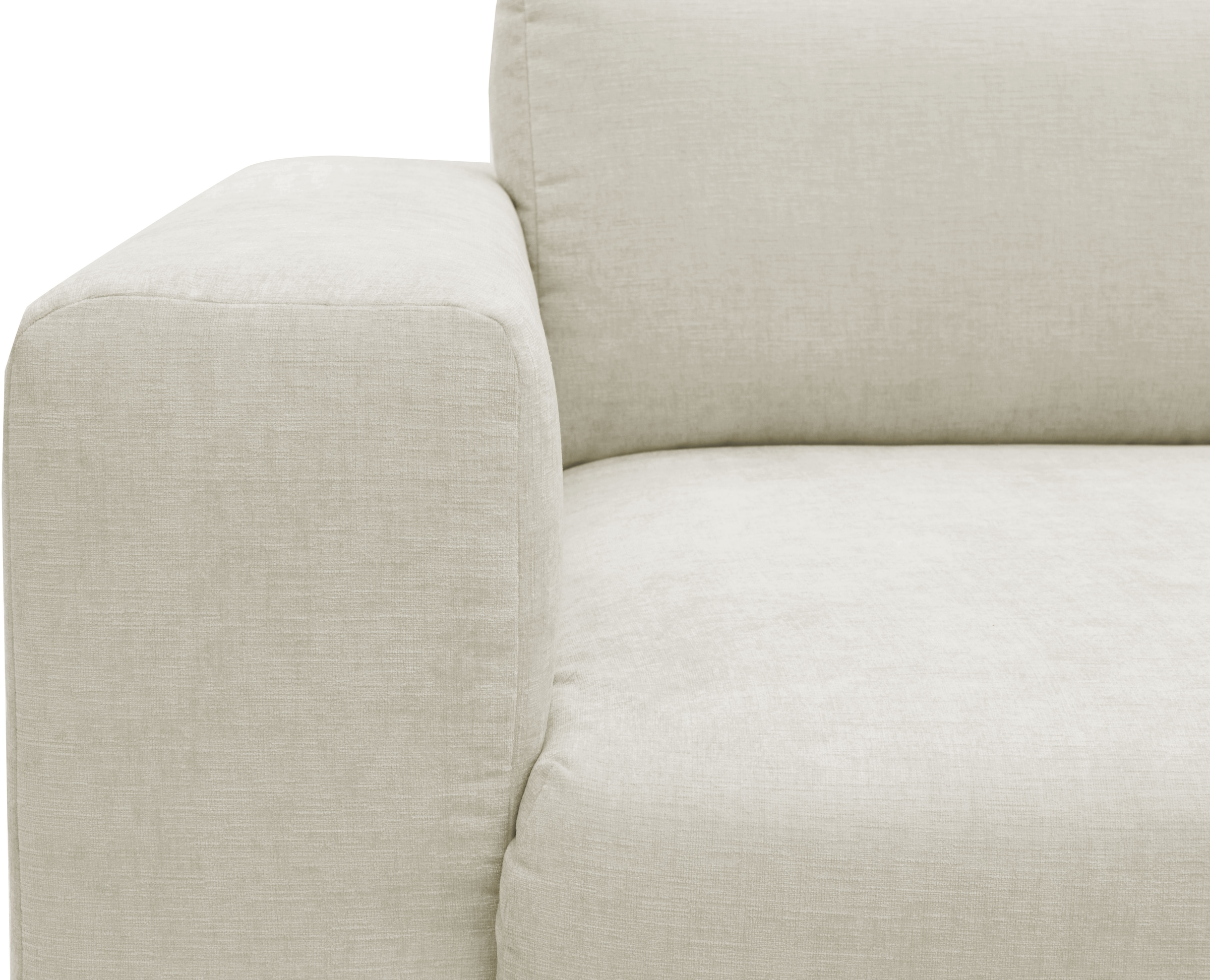DOMO collection Big-Sofa »800025 Megasofa Breite 276cm, Taschenfederkern, fester Sitzkomfort«, pflegeleichter, edler Strukturstoff, Chenille-Optik aus 100% Polyester