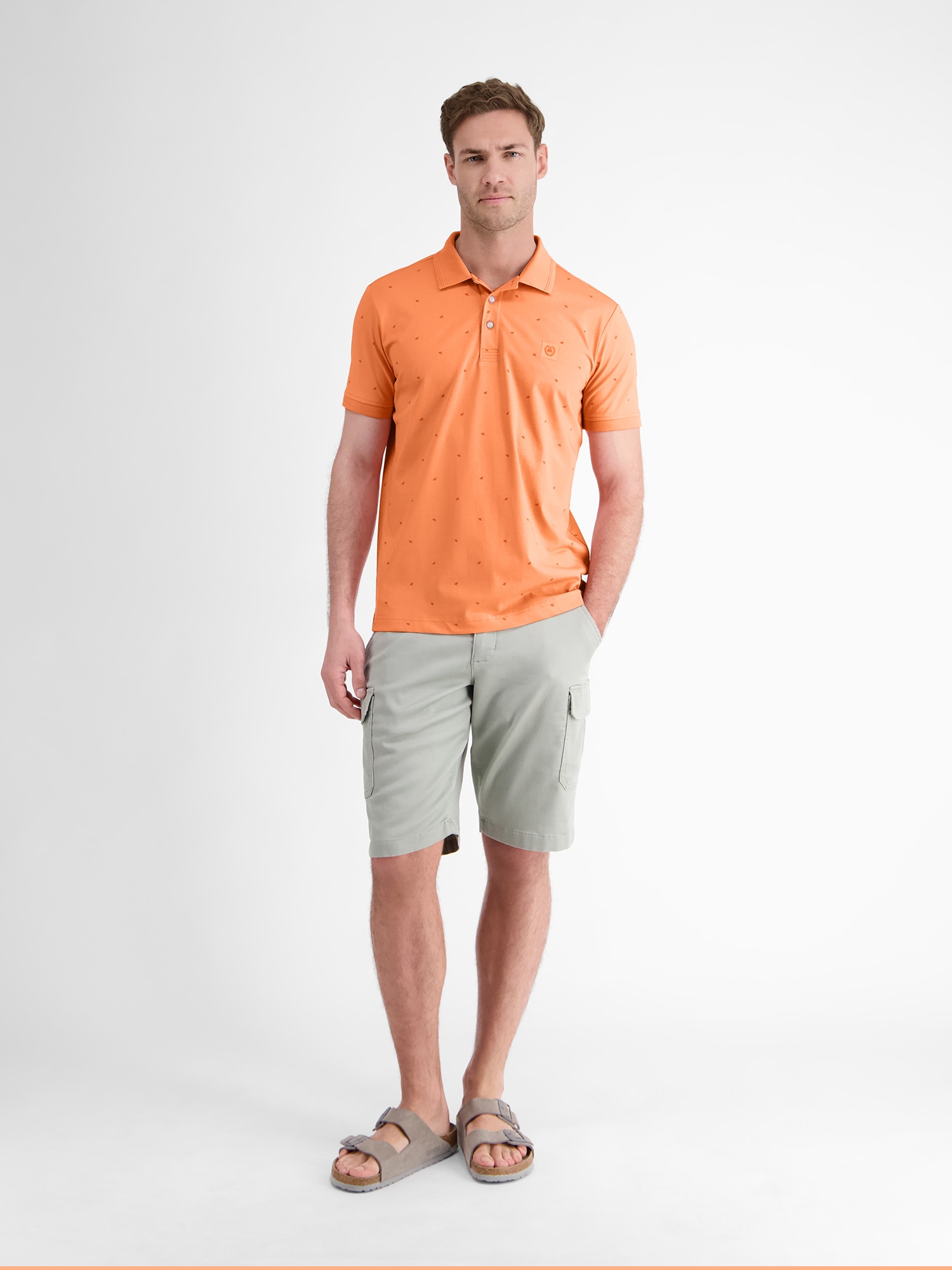 LERROS Poloshirt »LERROS Gemustertes COOL & DRY Poloshirt«