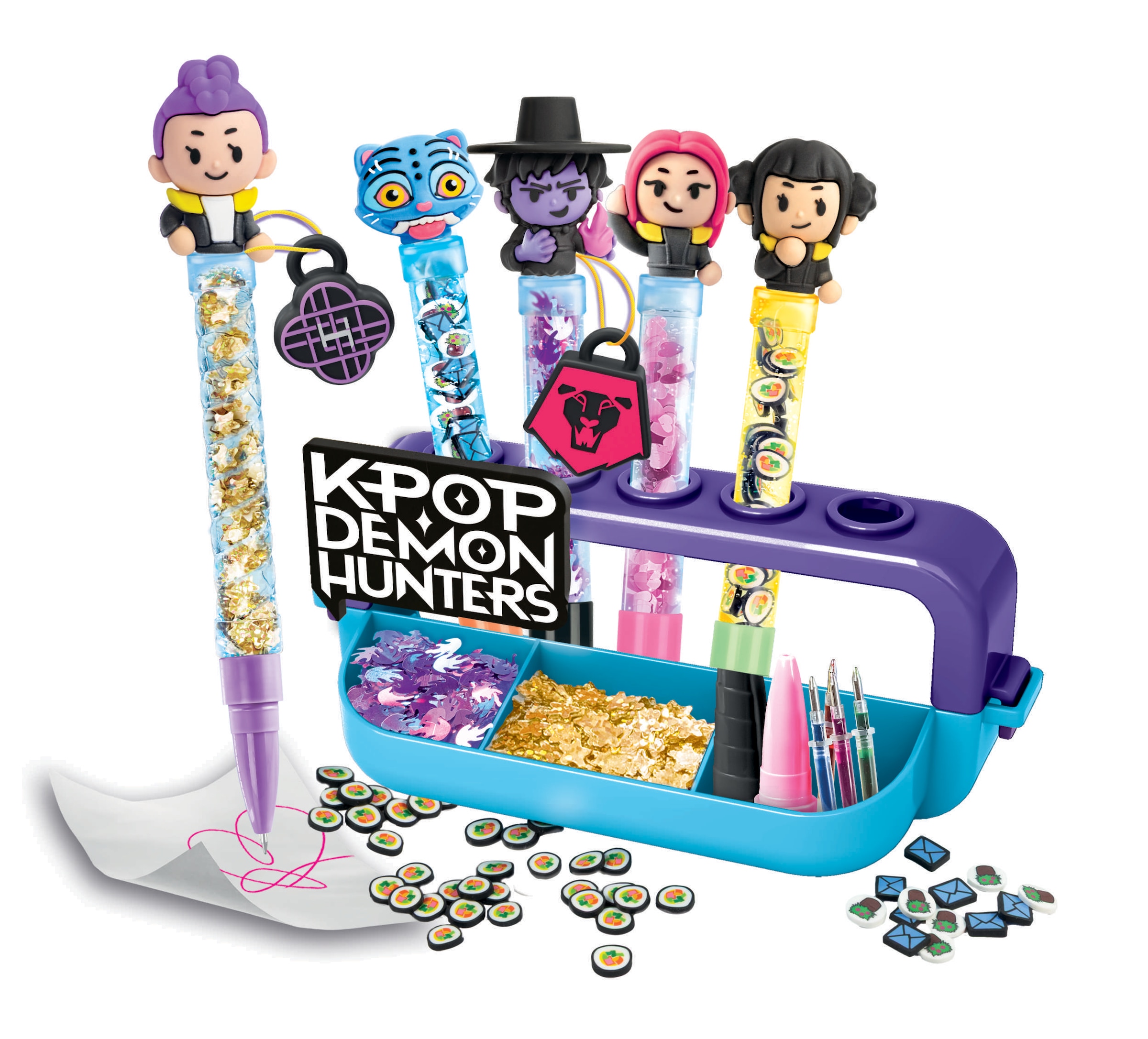 Clementoni® Kreativset »Idea, Mein Stift-Atelier - KPop Demon Hunters«