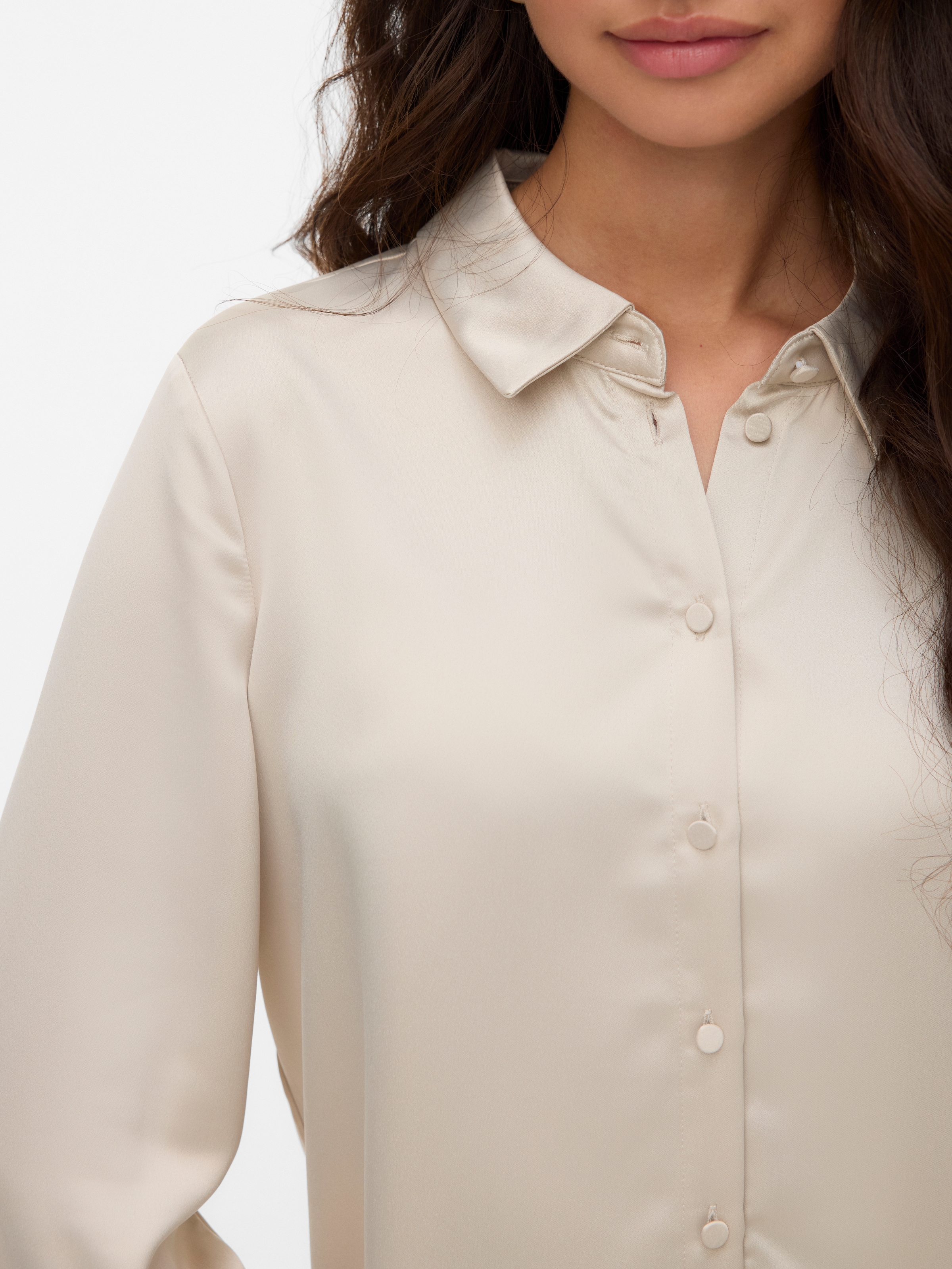Vero Moda Langarmbluse »VMMERLE LS SHIRT WVN GA NOOS«