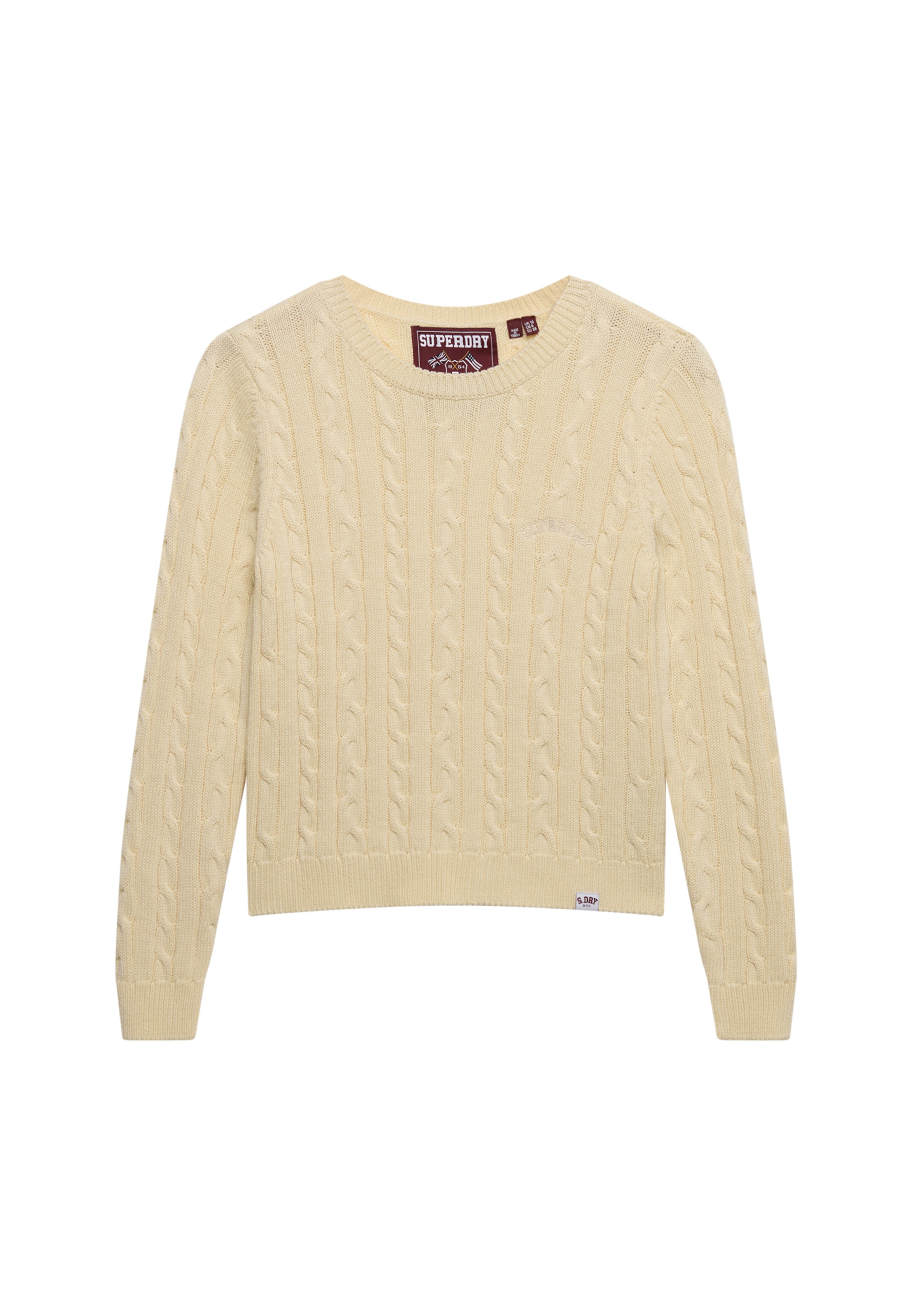 Superdry Strickpullover »ESSENTIALS SLIM CABLE JUMPER«