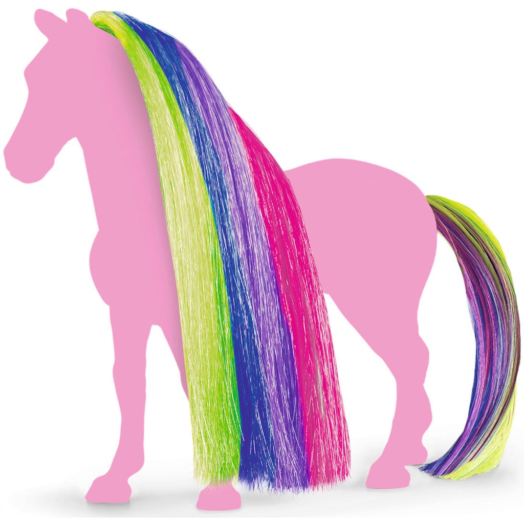 Schleich® Spielfigur »HORSE CLUB, Sofia's Beauties, Haare für Beauty Horses, Rainbow (42654)«