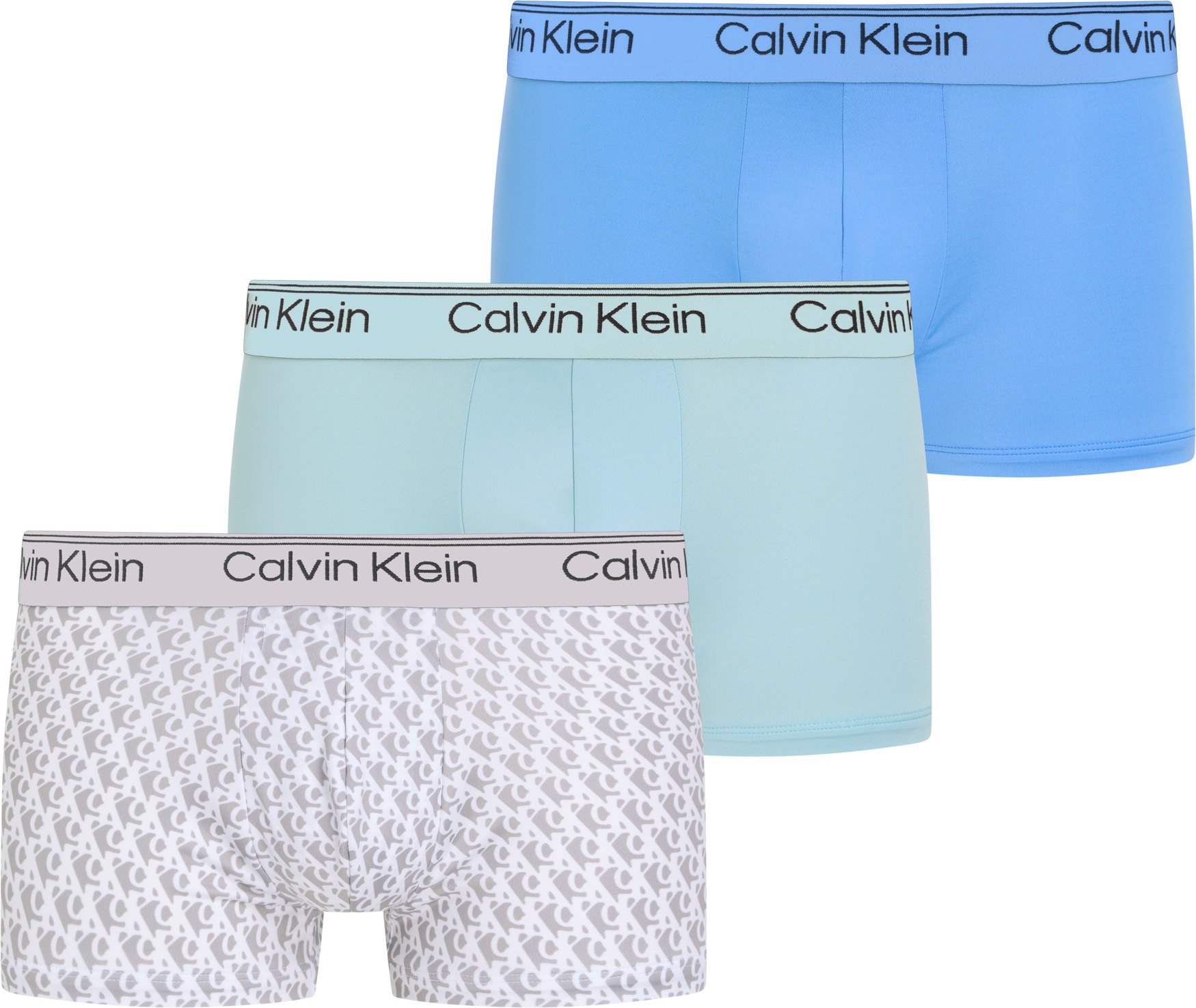 Calvin Klein Underwear Trunk »LOW RISE TRUNK 3PK«, (Packung, 3 St., 3er), mit Logo-Stretchbund