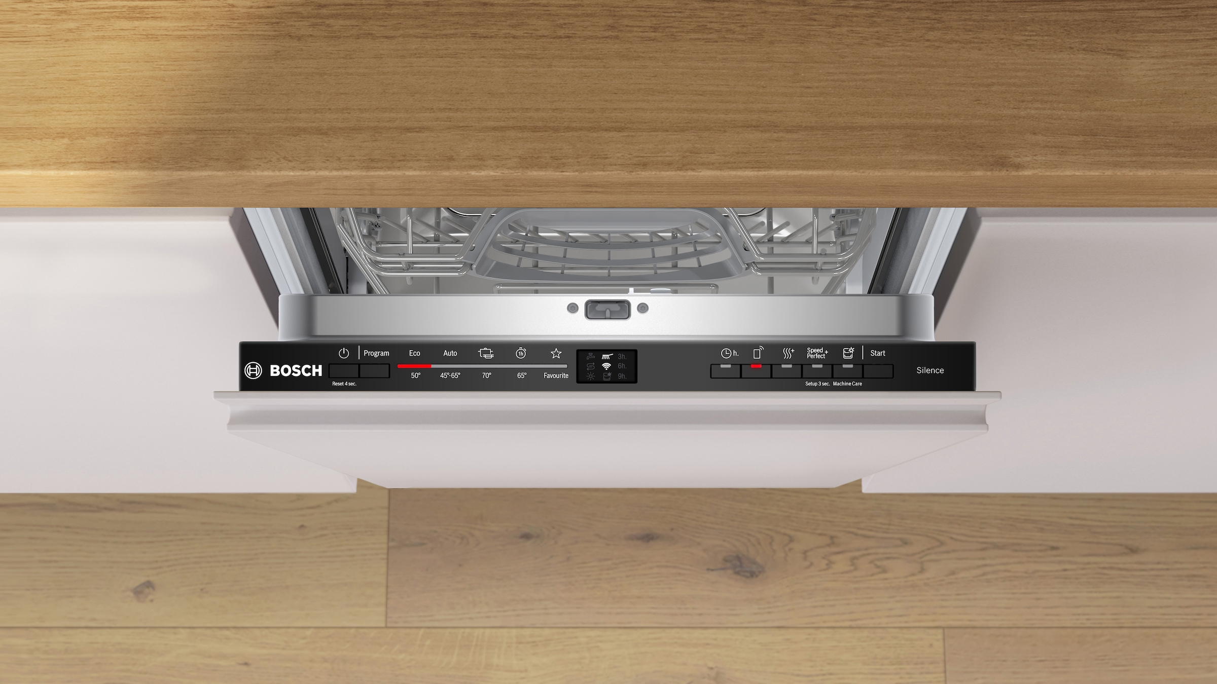 BOSCH vollintegrierbarer Geschirrspüler Serie 2 »SPV2HMX02E« 10 tlg. Maßgedecke Extra Dry für gründliches Trocknen + Vario Schublade für Flexibilität