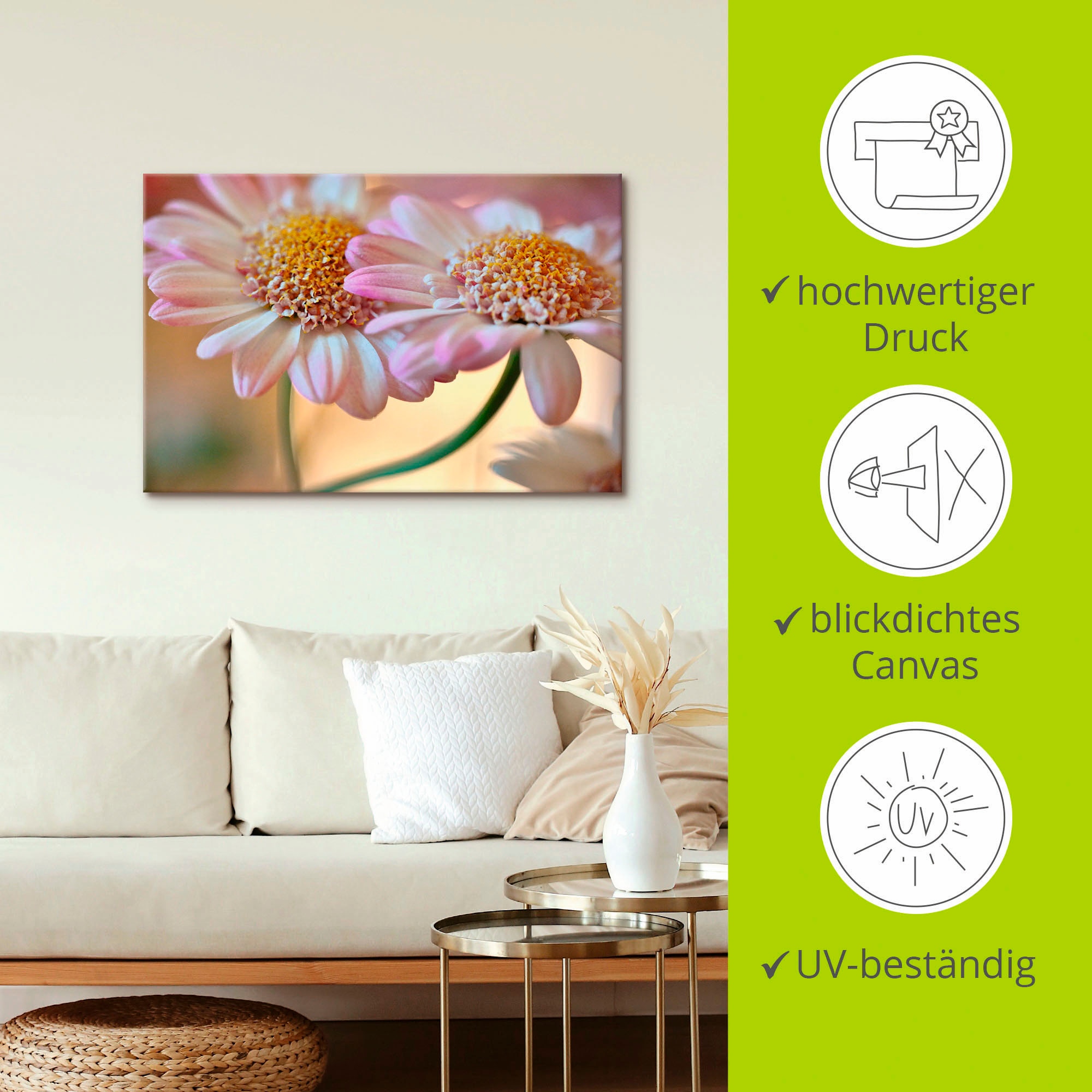 Artland Wandbild »Zweisamkeit« 1 Stk. tlg. als Alubild, Outdoorbild, Leinwandbild in verschied. Größen