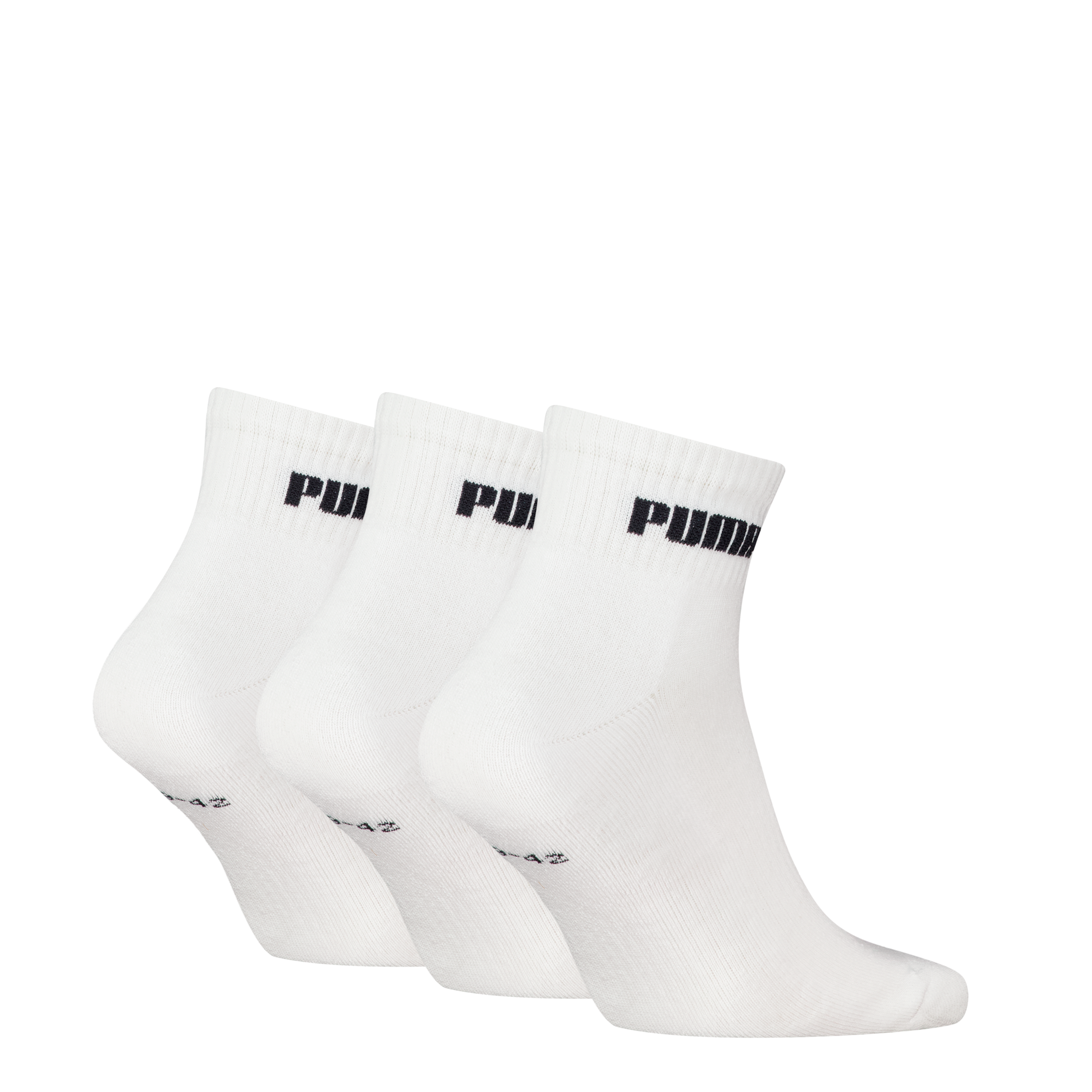 PUMA Kurzsocken »PUMA UNISEX CUSHIONED NEXT QUARTER 3P«, (3 Paar, 3 Paar), mit gepolsterter Sohle