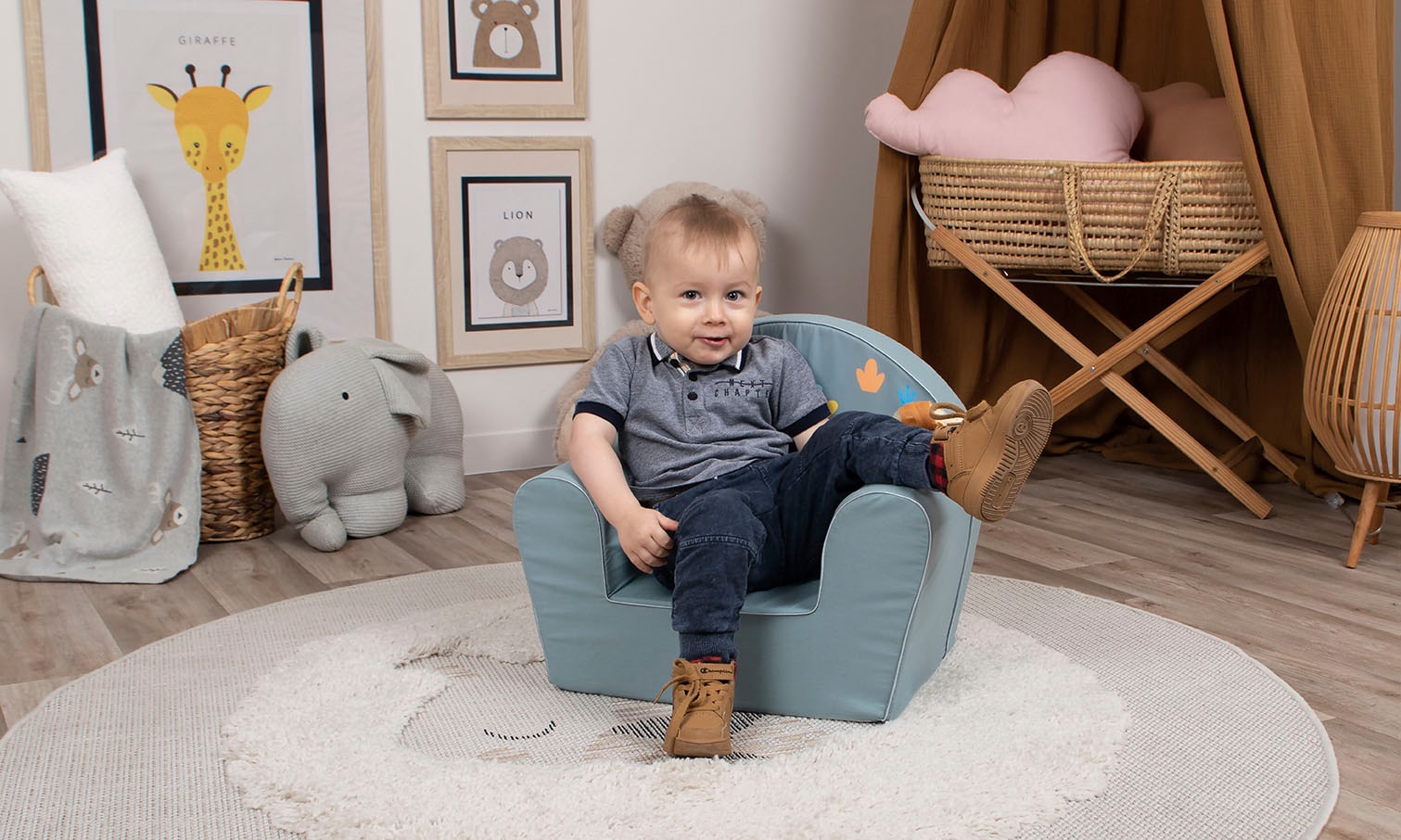 Knorrtoys® Sessel »Dino«, für Kinder; Made in Europe