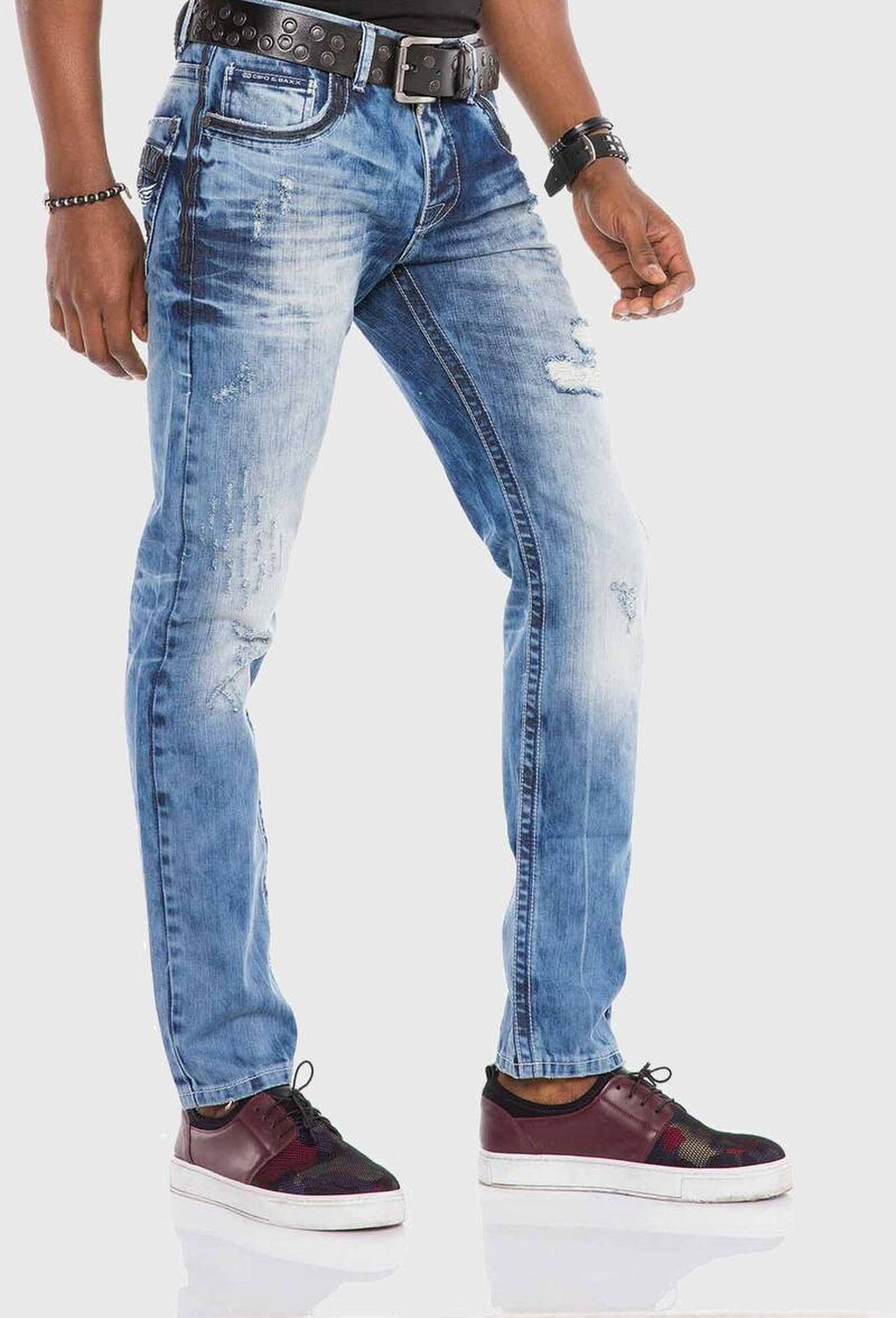 Cipo & Baxx 5-Pocket-Jeans »Cipo & Baxx Jeans« im washed Design