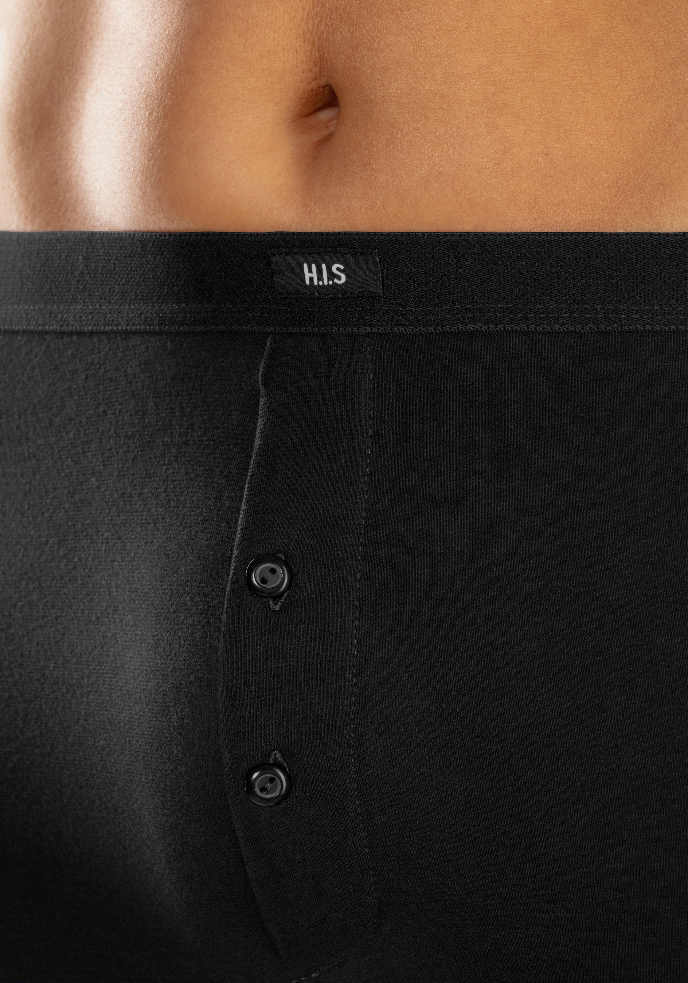 H.I.S Lange Unterhose, (Packung, 2 St.), mit Bündchen am Bein