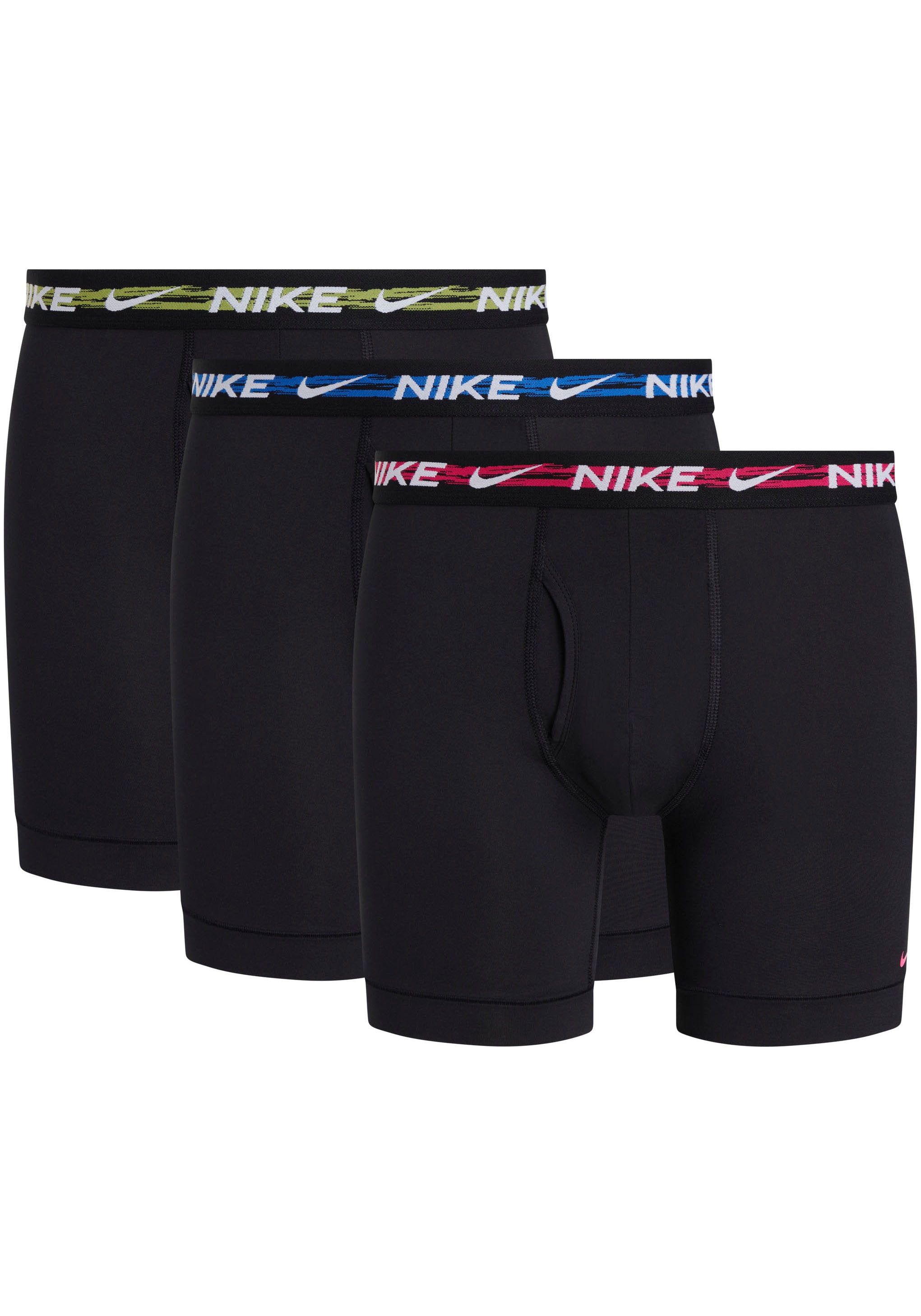 NIKE Underwear Boxer »BOXER BRIEF 3PK«, (Packung, 3 St., 3er-Pack), mit Logo-Elastikbund