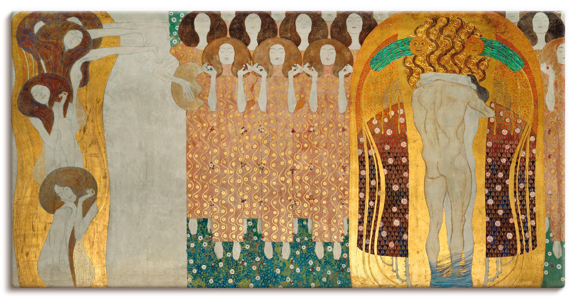 Artland Wandbild »Beethovenfries«, Gruppen & Raten St.), Wandaufkleber (1 Größen auf Leinwandbild, oder in als bestellen Poster versch. Familien