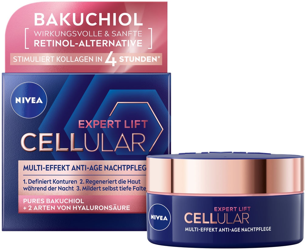 Nivea Nachtcreme »CELLULAR Expert Lift Nachtpflege«