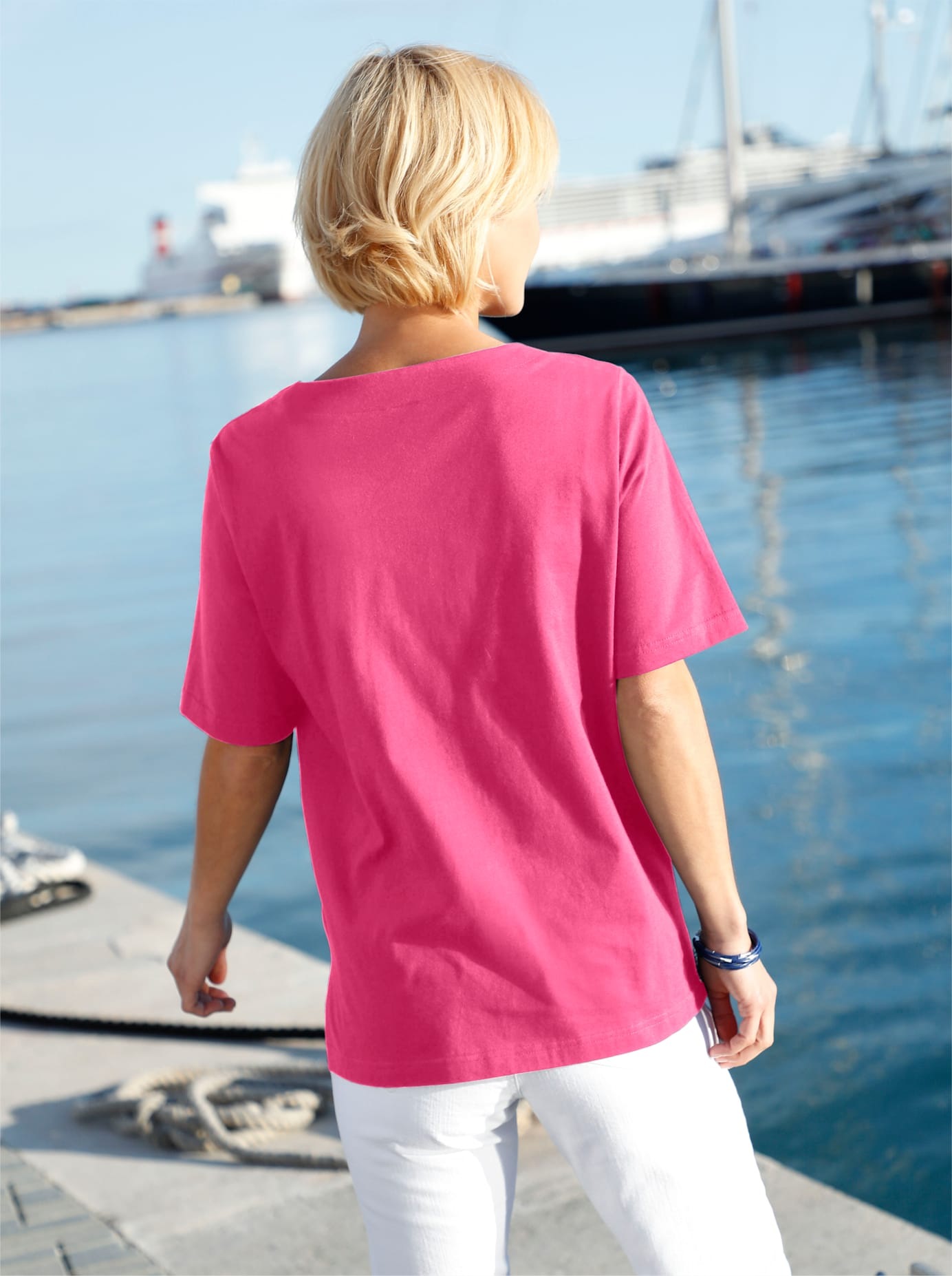 Casual Looks Kurzarmshirt »Shirt«, (1 tlg.)
