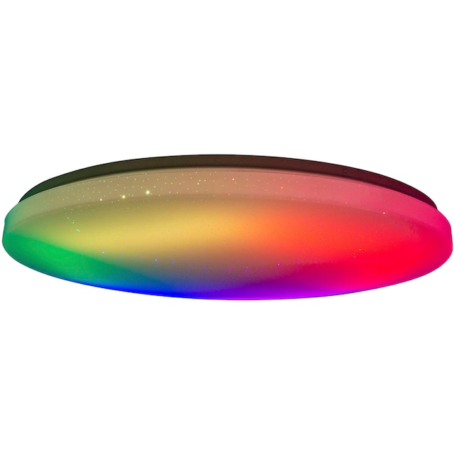 näve LED Deckenleuchte »Rainbow«, 1 flammig-flammig, Kristalleffekt,  dimmbar, Nachtlicht, CCT, Farbwechsler, Fernbedienung online kaufen | mit 3  Jahren XXL Garantie