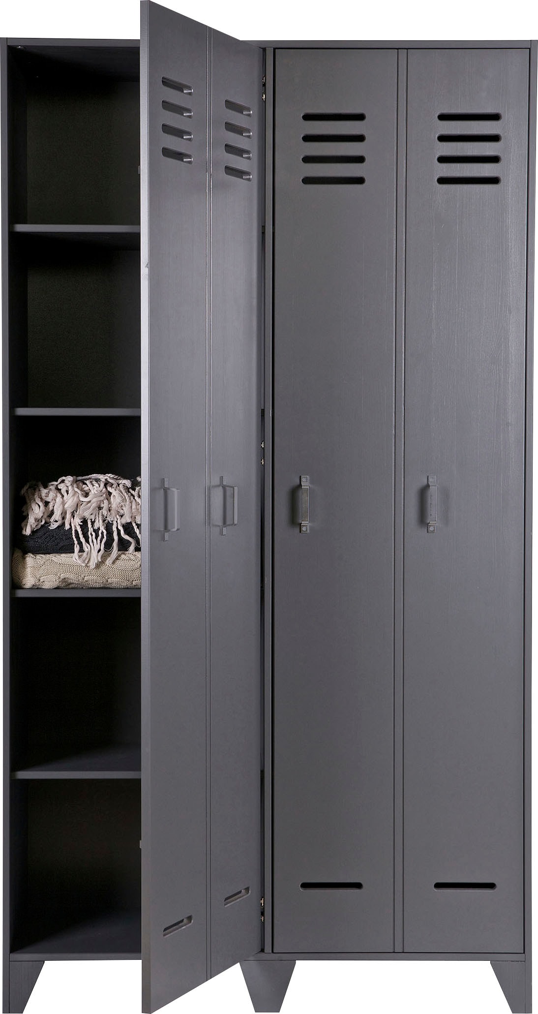 WOOOD Garderobenschrank »Stijn«, H 187 cm x B 103 cm x T 40 cm