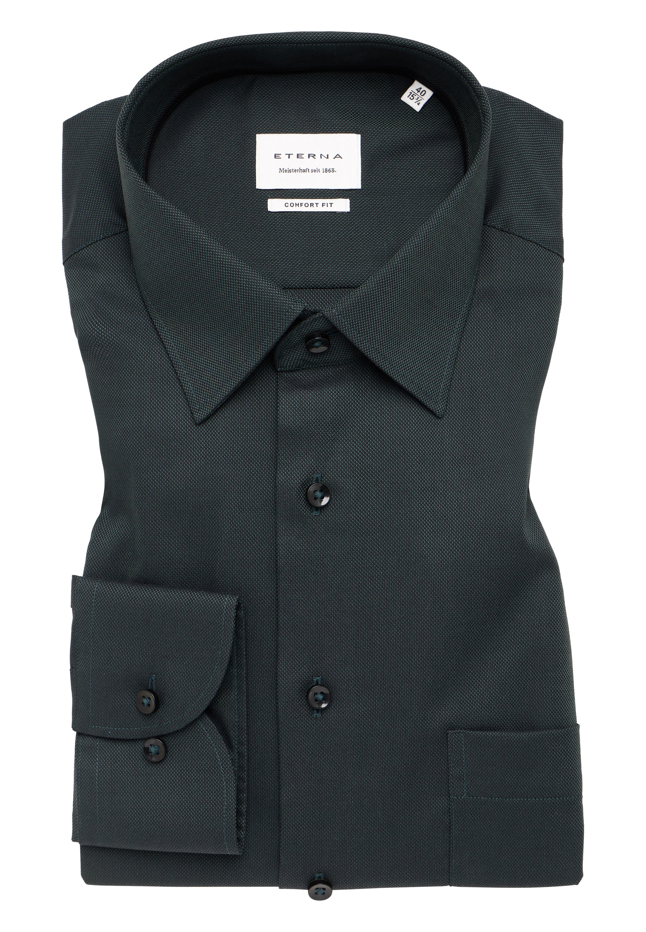 Eterna Langarmhemd »COMFORT FIT« NON IRON (bügelfrei)